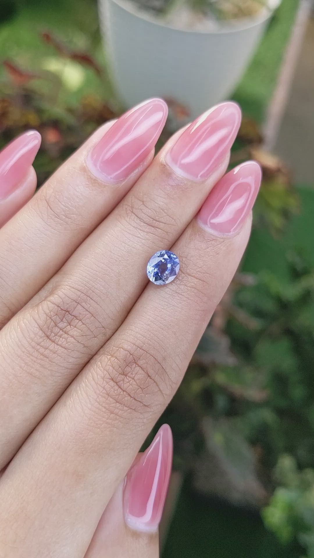 1.61 Ct. Blue Sapphire from Ceylon (Sri Lanka) Size Video