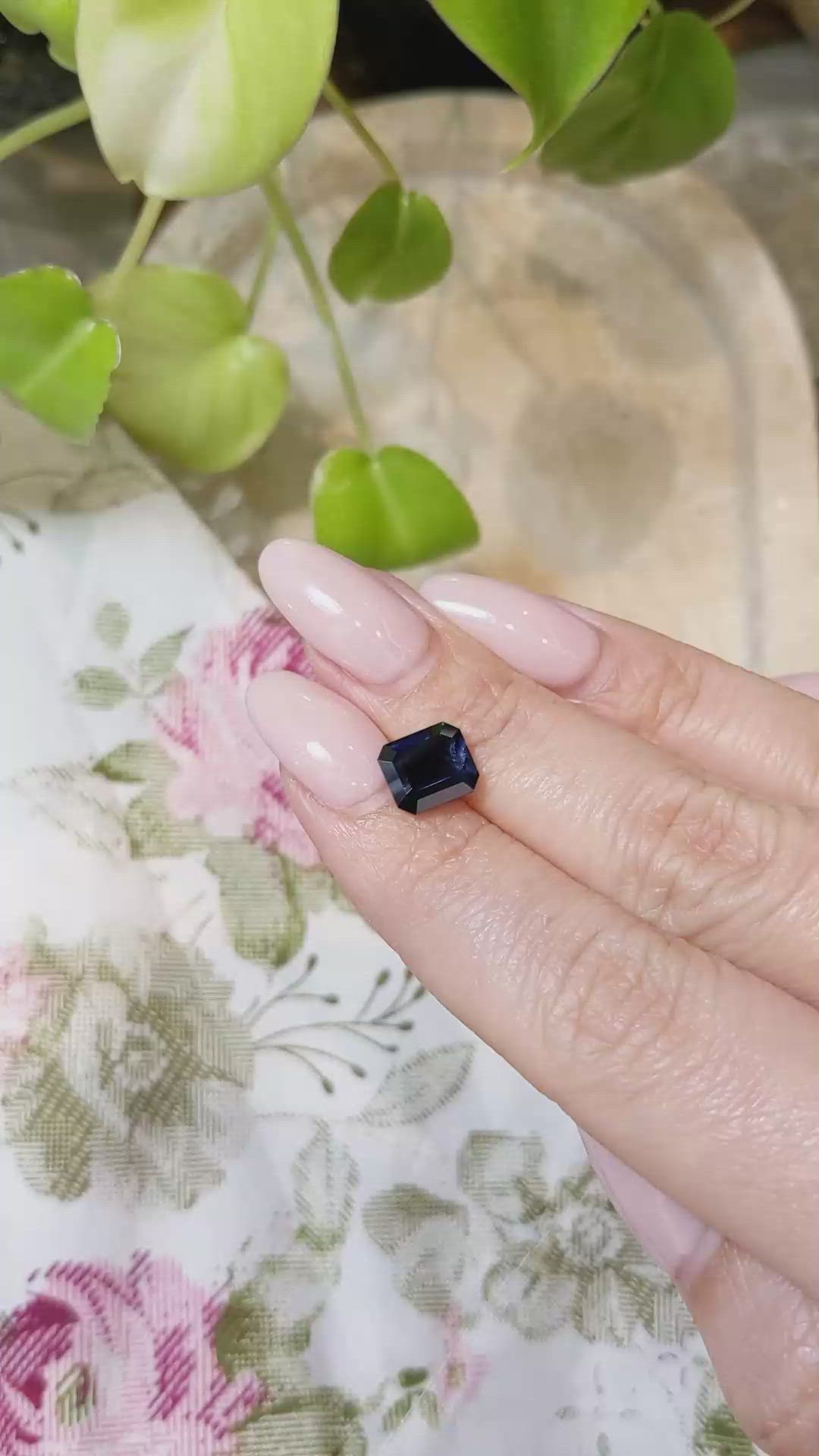 2.43 Ct. Blue Sapphire from Australia Size Video