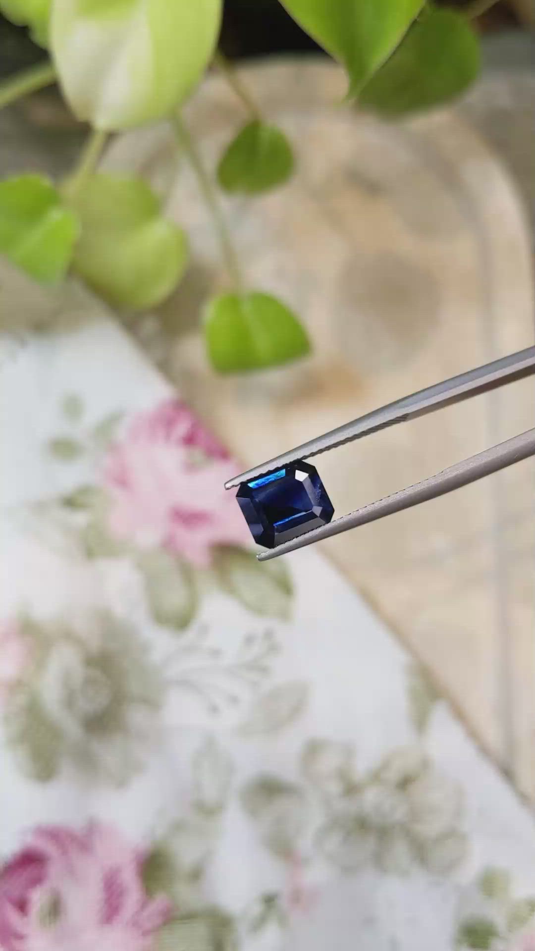 2.43 Ct. Blue Sapphire from Australia Size Video