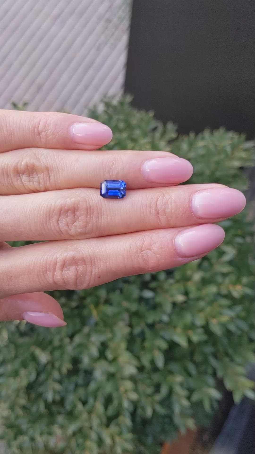 2.52 Ct. Blue Sapphire from Madagascar Size Video