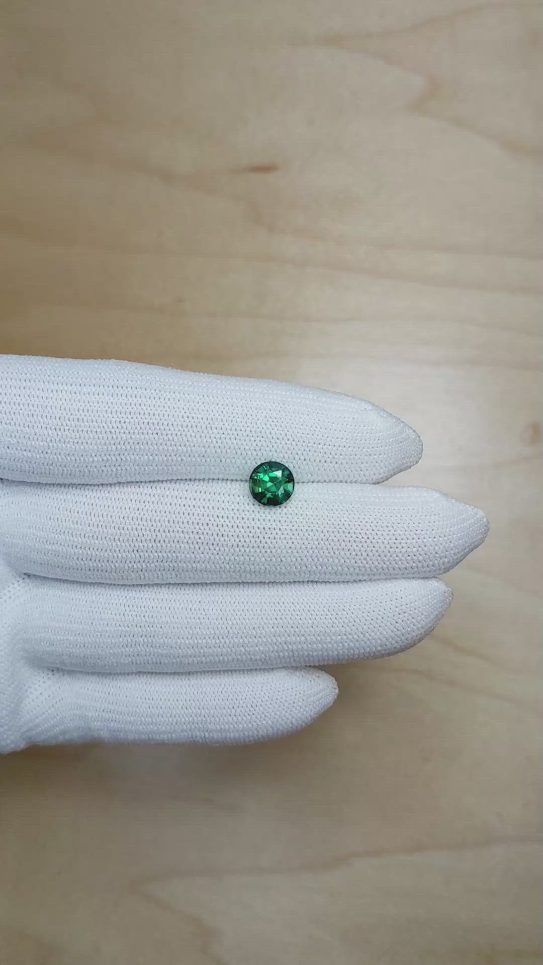 2.03 Ct. Bluish Green Sapphire from Madagascar Size Video