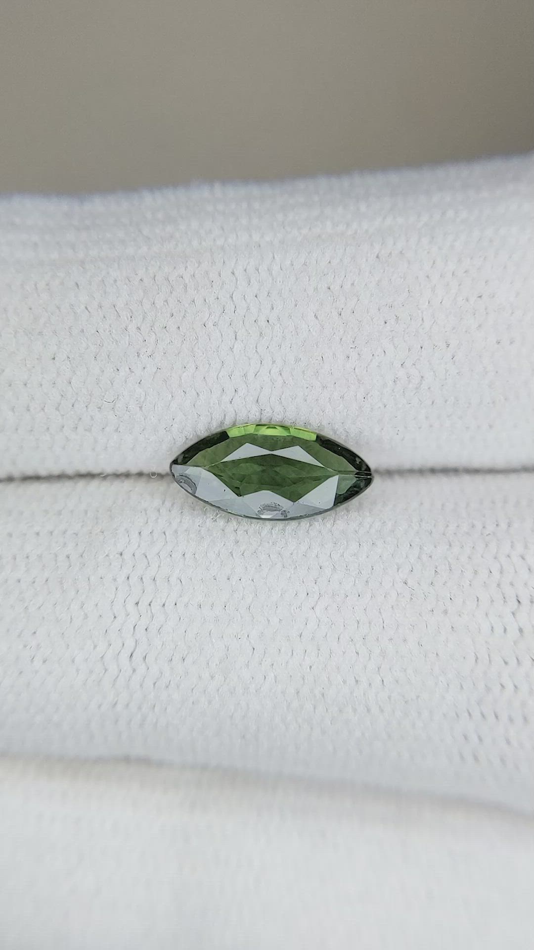 1.04 Ct. Green Sapphire from Thailand Size Video