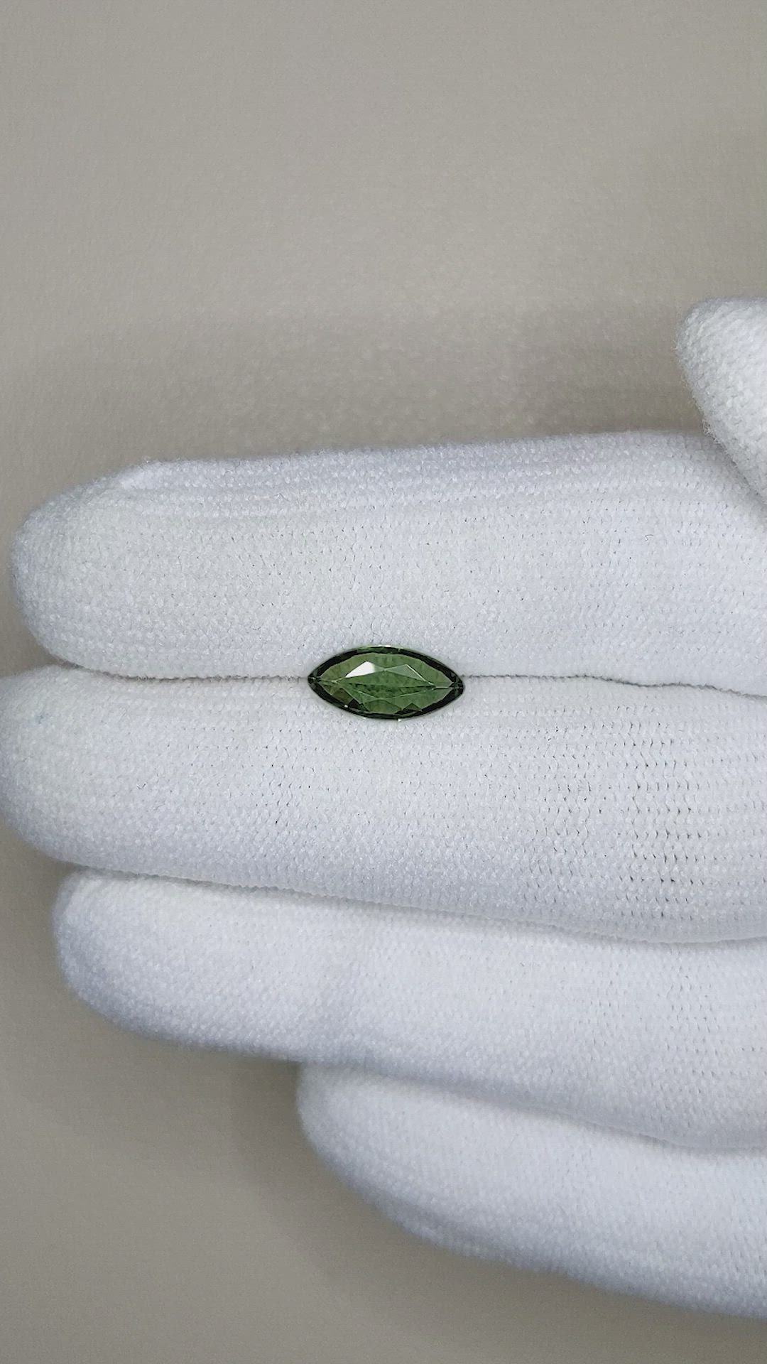 1.04 Ct. Green Sapphire from Thailand Size Video
