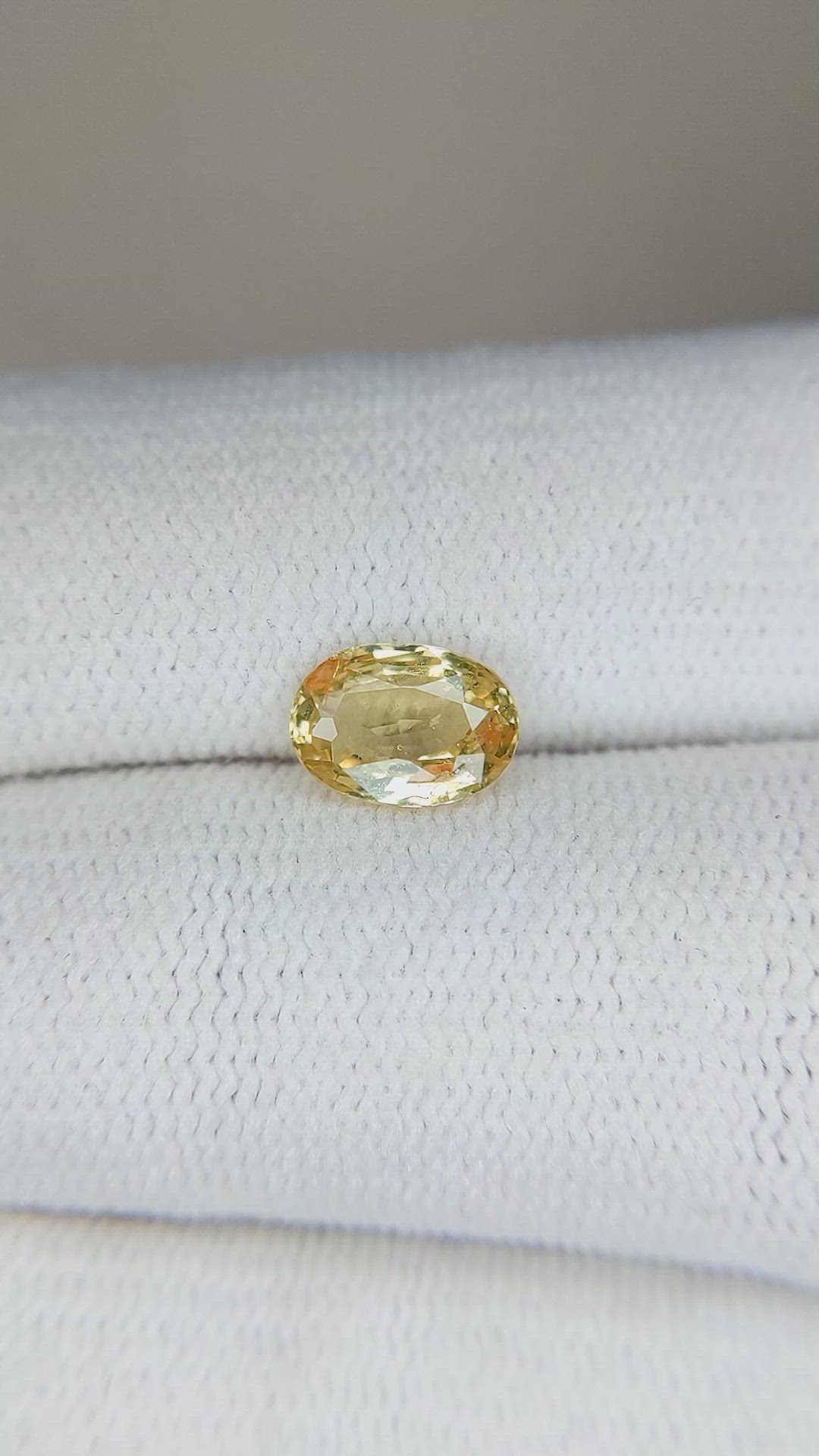 1.17 Ct. Yellowish Brown Sapphire from Madagascar Size Video