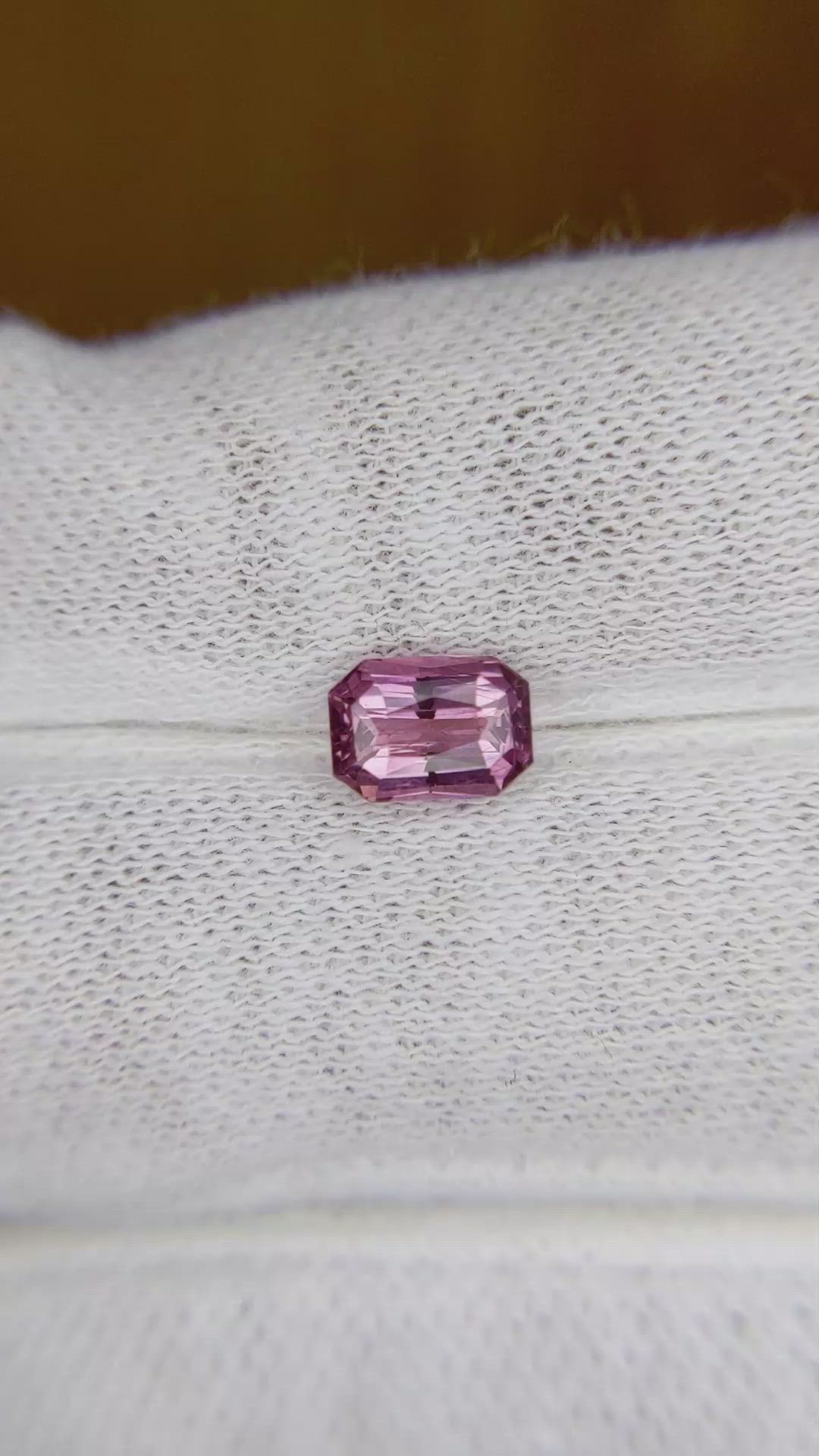 1.24 Ct. Pink Sapphire from Ceylon (Sri Lanka) Size Video