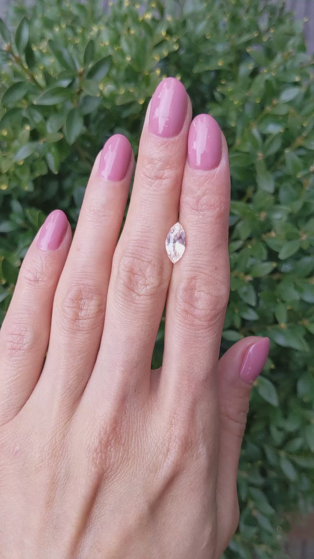 2.01 Ct. Yellowish Orange Sapphire from Ceylon (Sri Lanka) Size Video