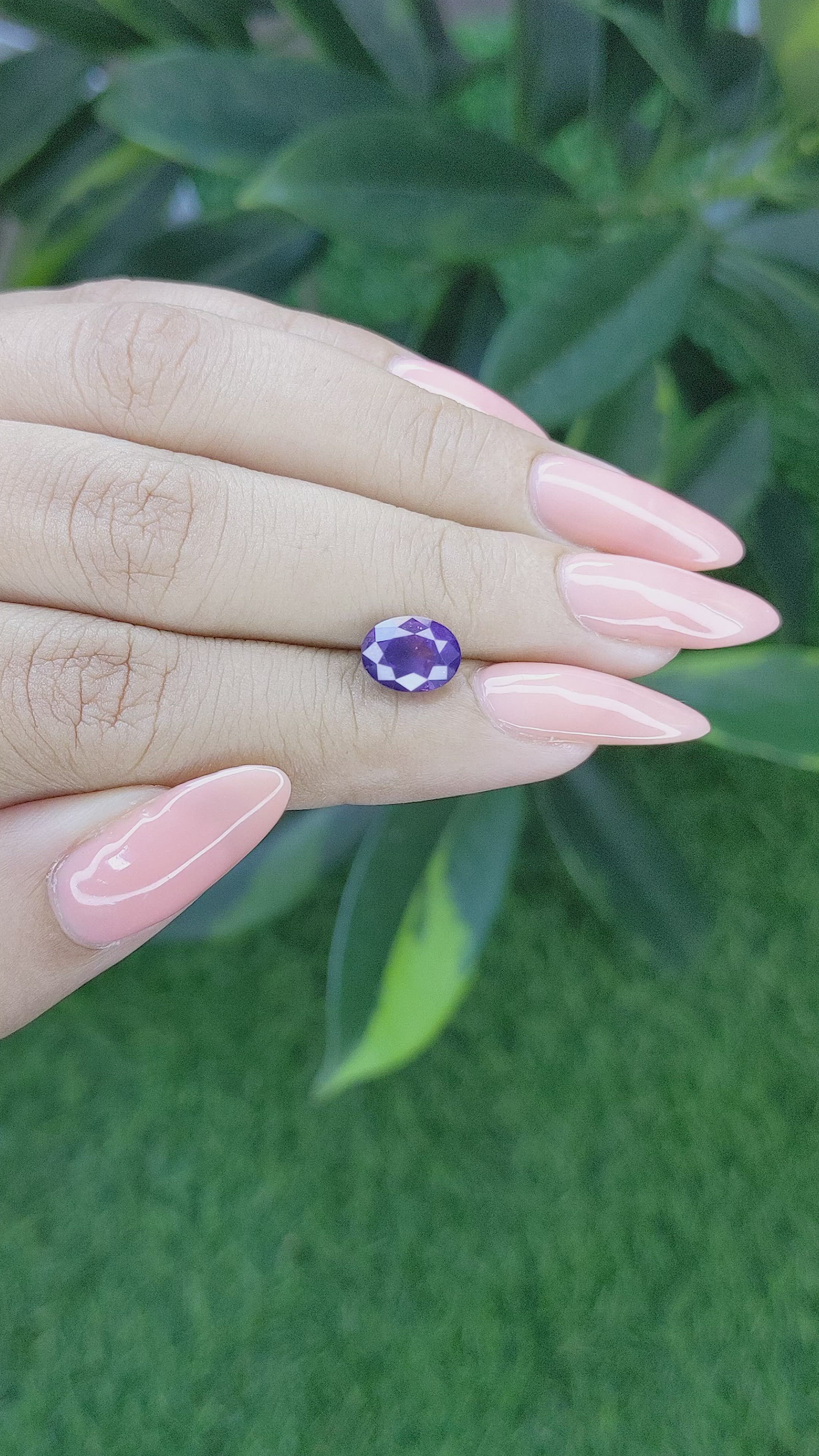 2.35 Ct. Bi Color Sapphire from Tanzania Size Video