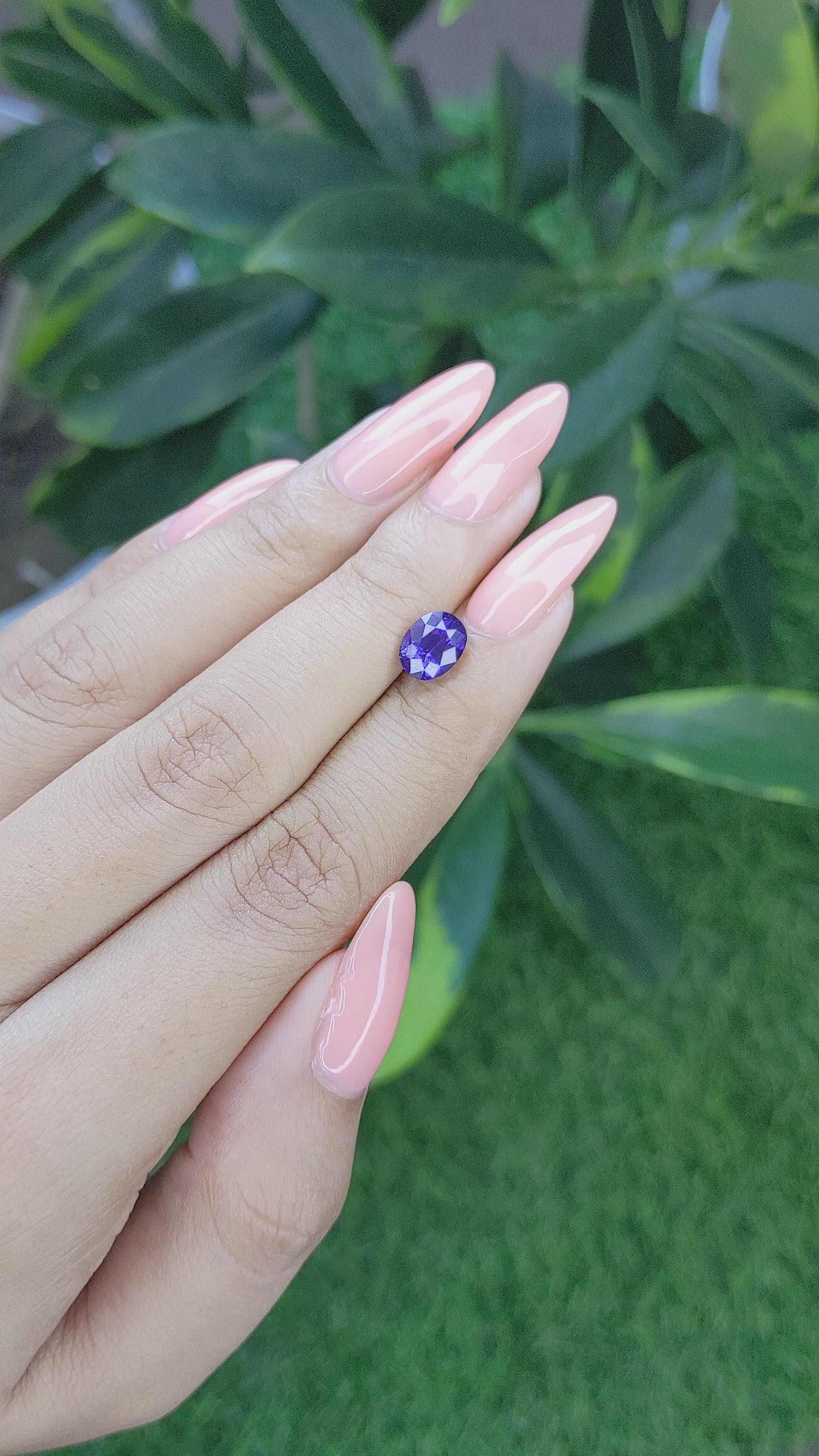 1.86 Ct. Color Change Sapphire from Tanzania Size Video
