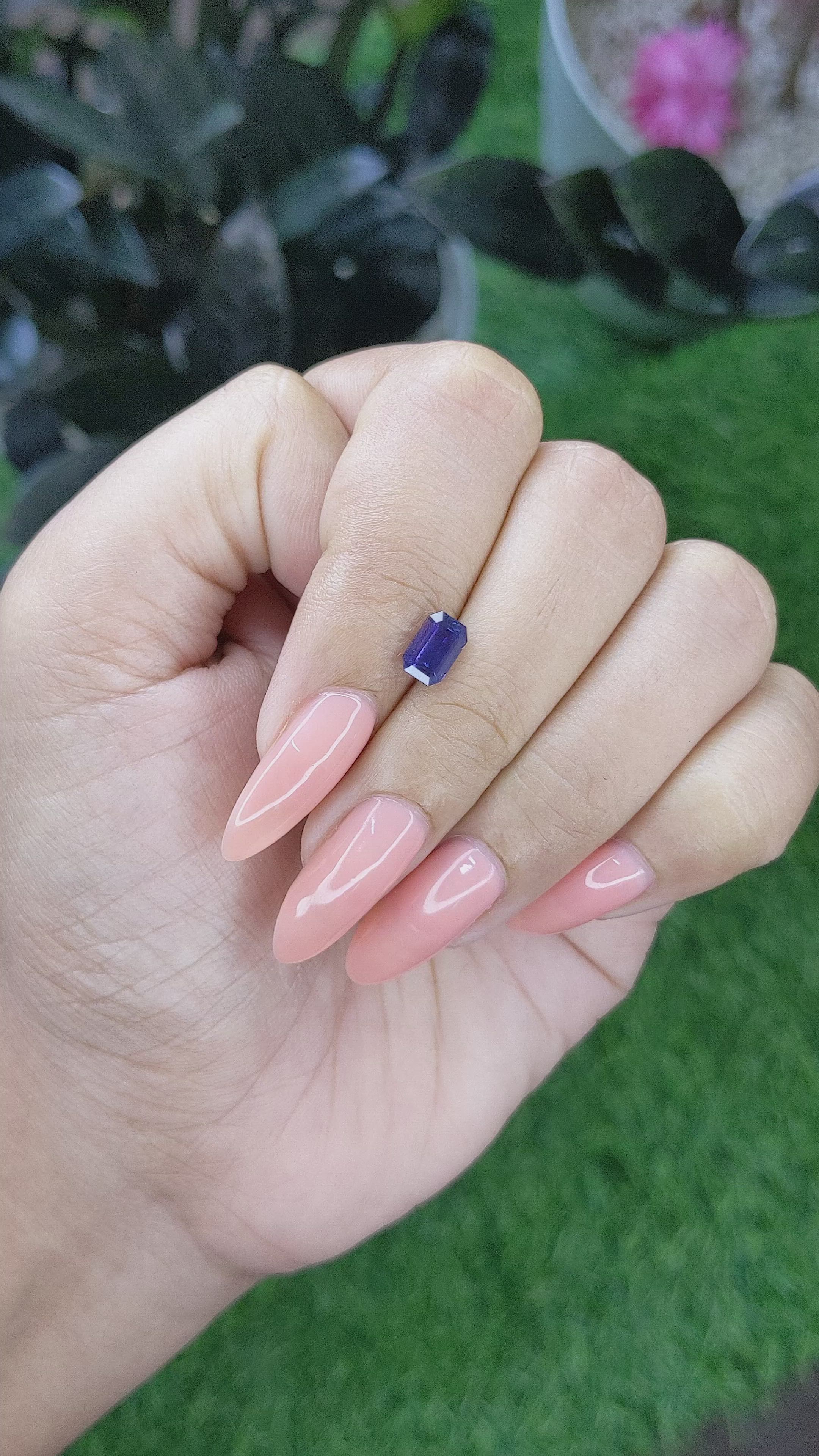 1.31 Ct. Color Change Sapphire from Tanzania Size Video