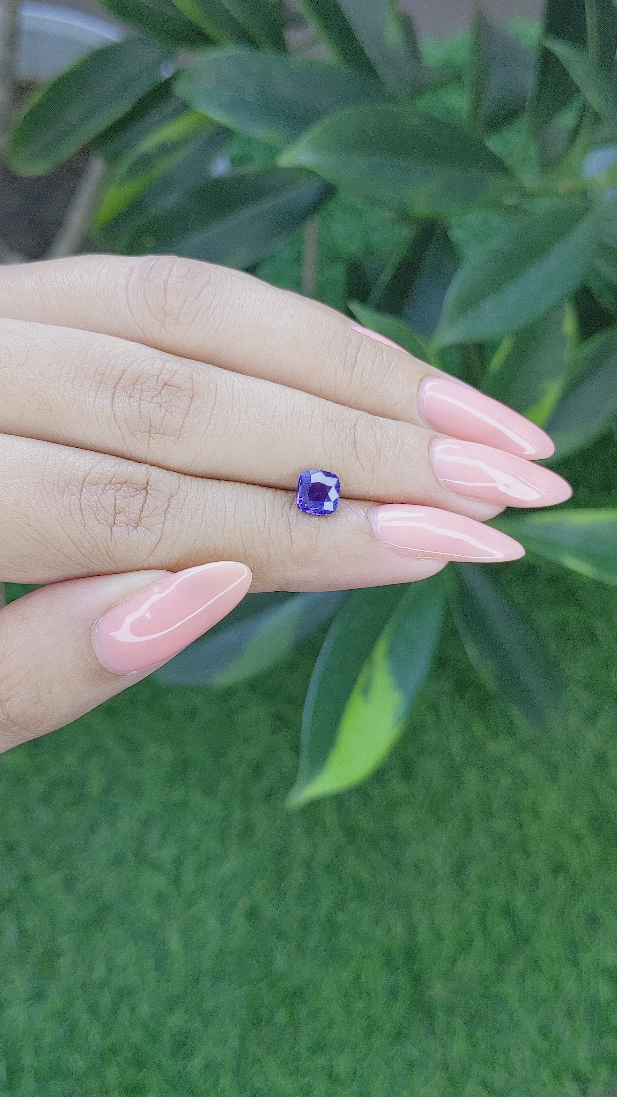 1.16 Ct. Color Change Sapphire from Tanzania Size Video