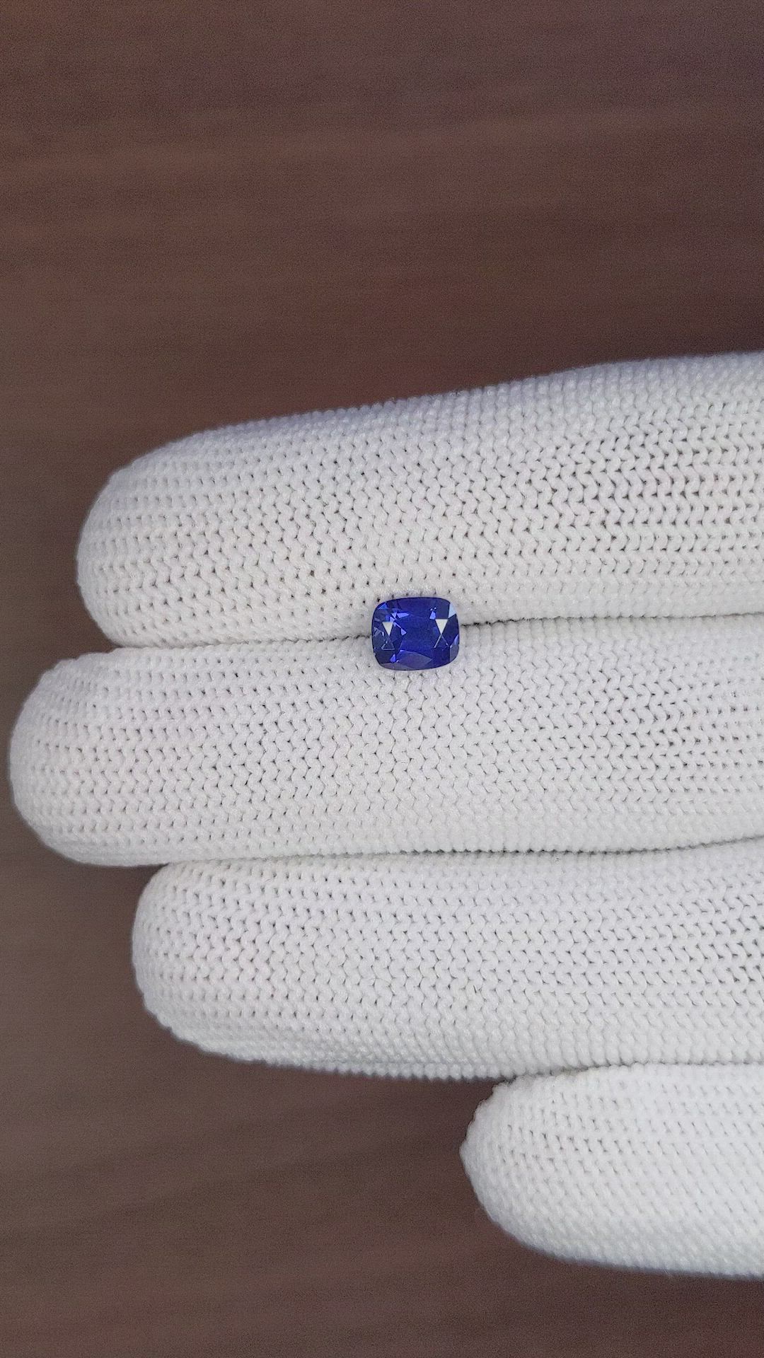 1.34 Ct. Color Change Sapphire from Tanzania Size Video