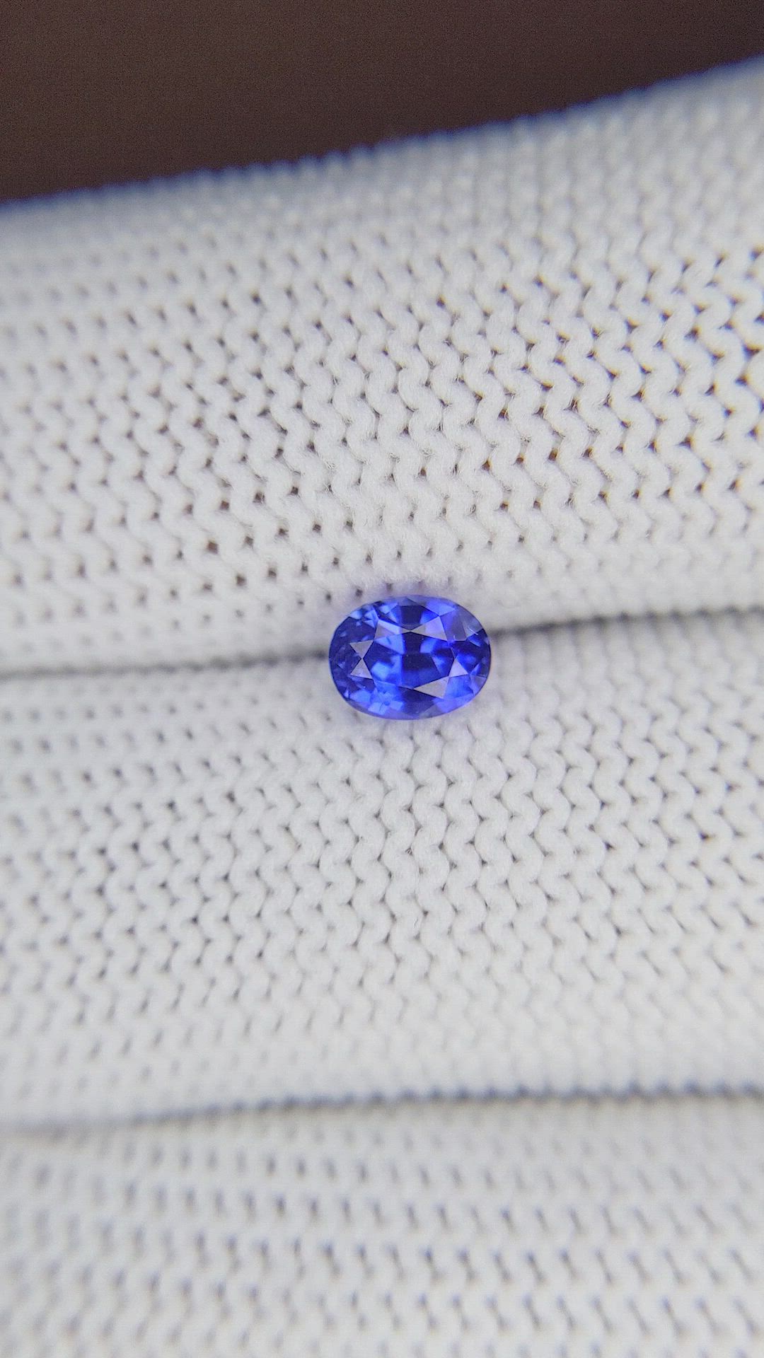 0.85 Ct. Blue Sapphire from Tanzania Size Video