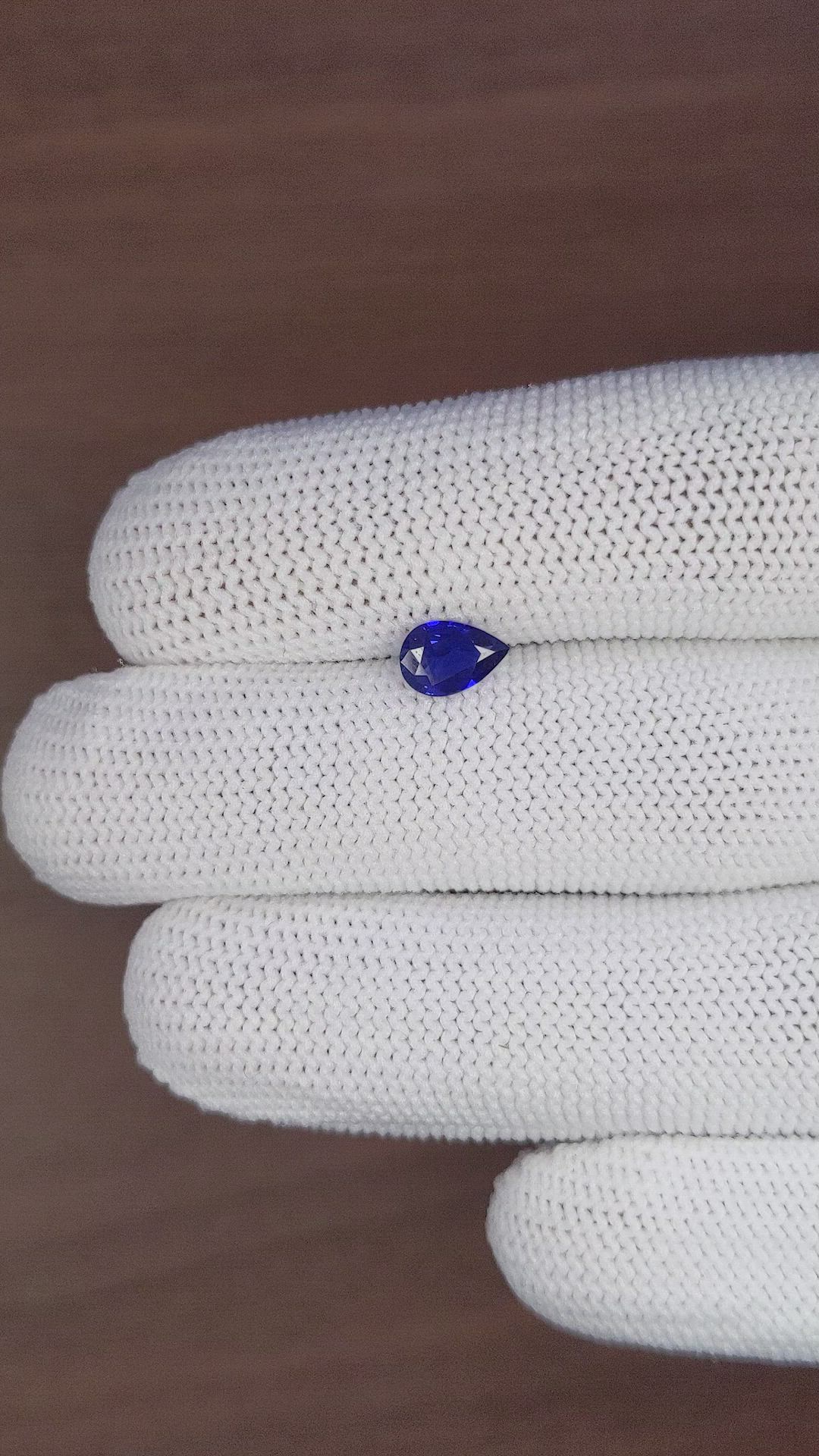 0.81 Ct. Blue Sapphire from Tanzania Size Video