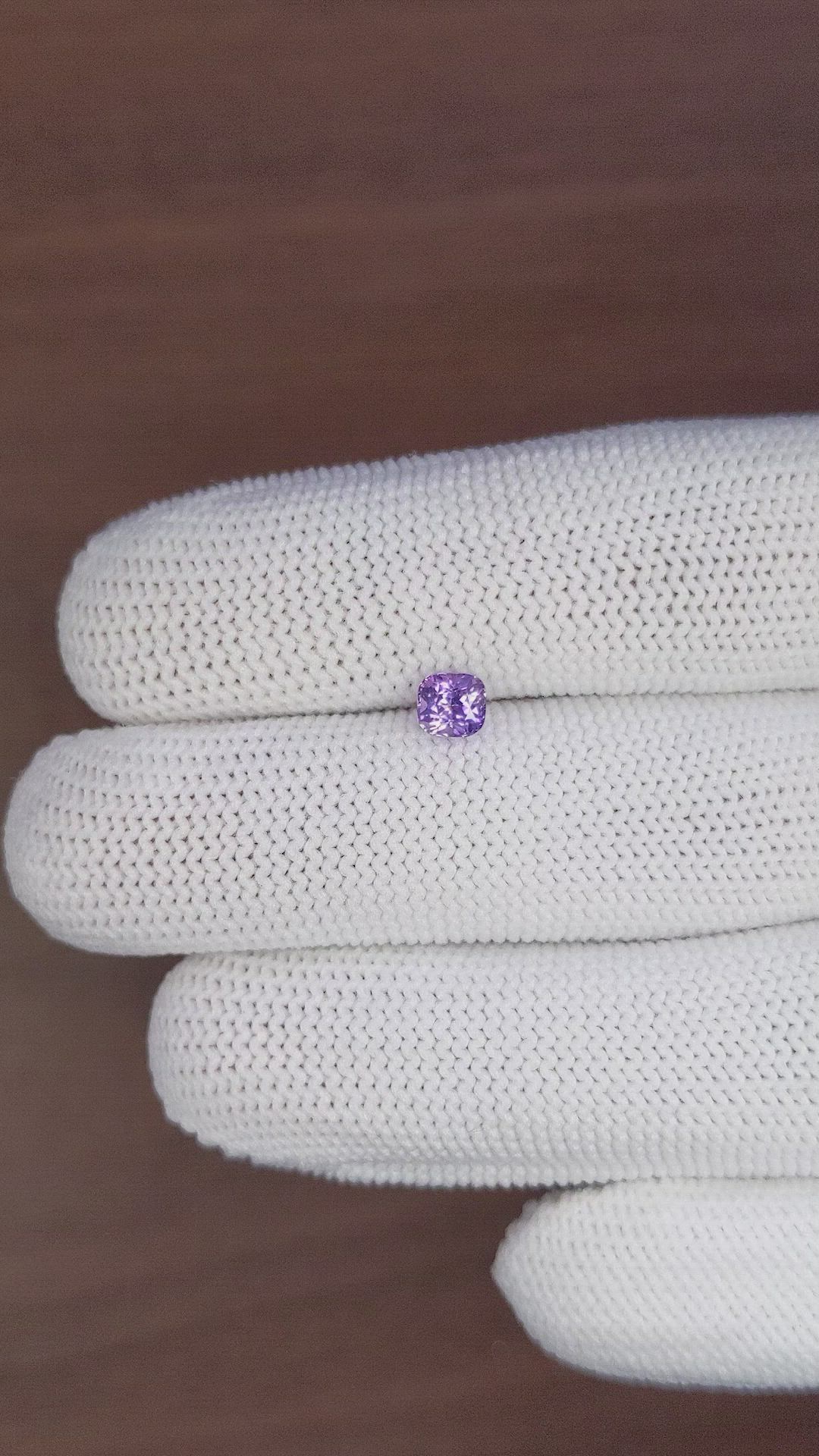 0.62 Ct. Violet Sapphire from Tanzania Size Video