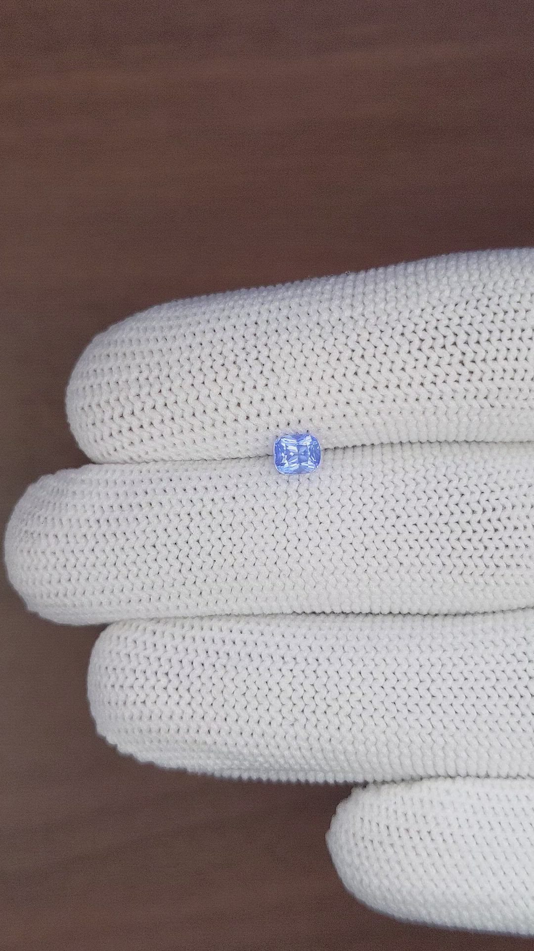 0.56 Ct. Blue Sapphire from Tanzania Size Video