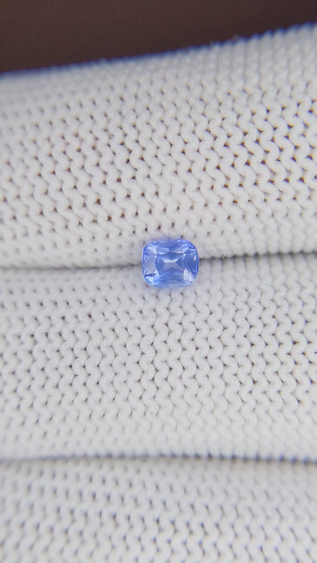 0.56 Ct. Blue Sapphire from Tanzania Size Video