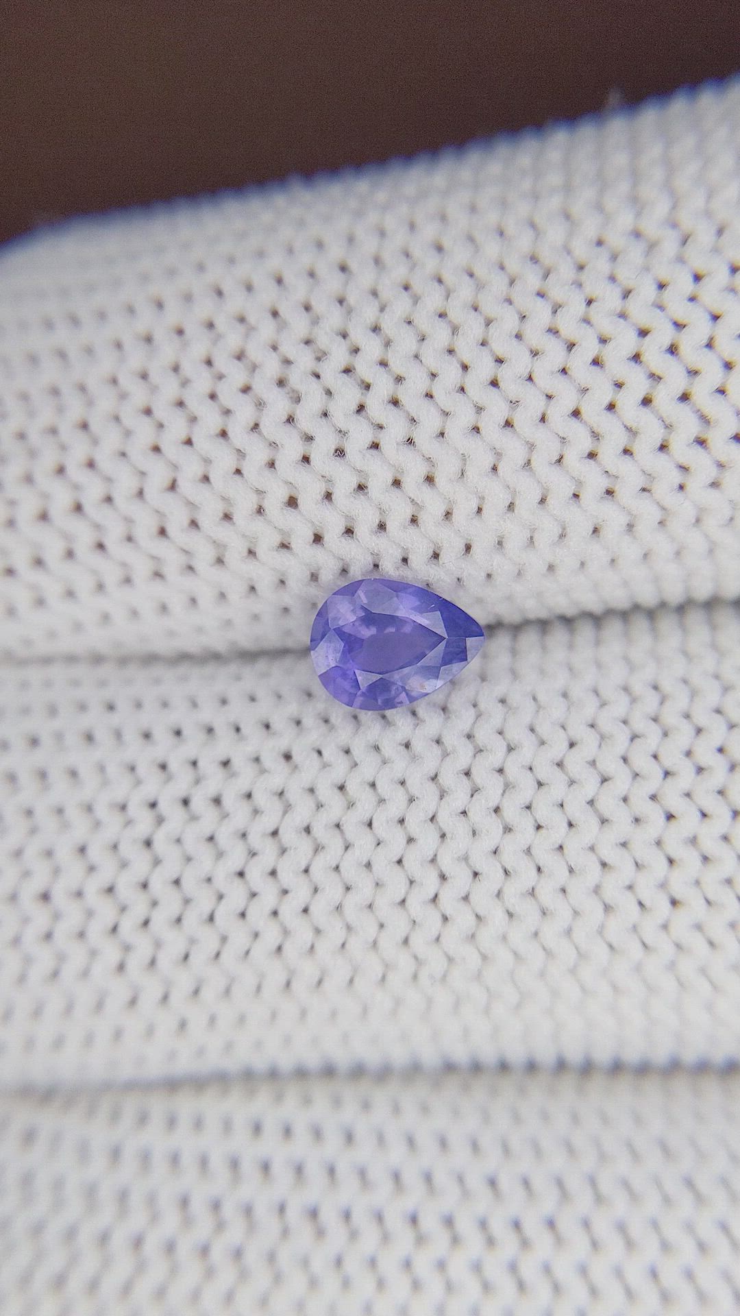 0.64 Ct. Color Change Sapphire from Tanzania Size Video
