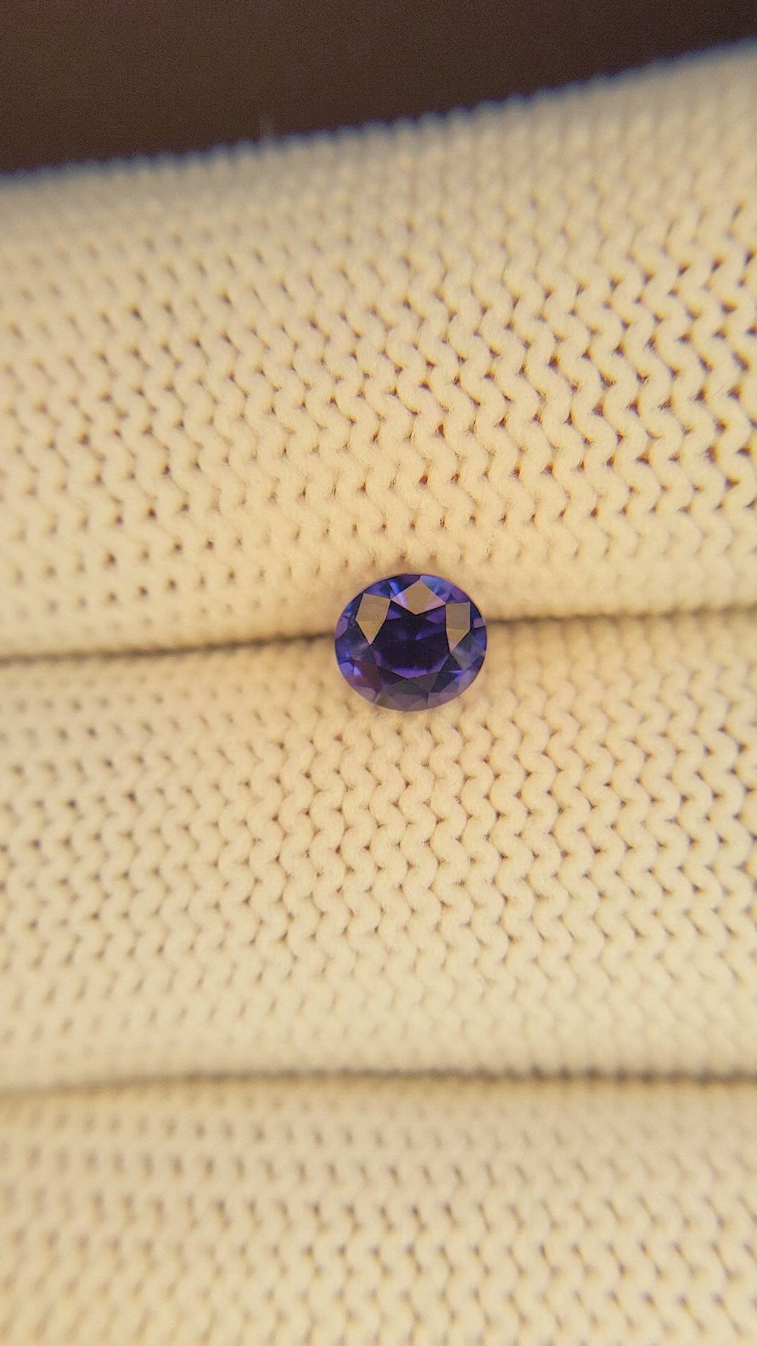 0.71 Ct. Color Change Sapphire from Tanzania Size Video