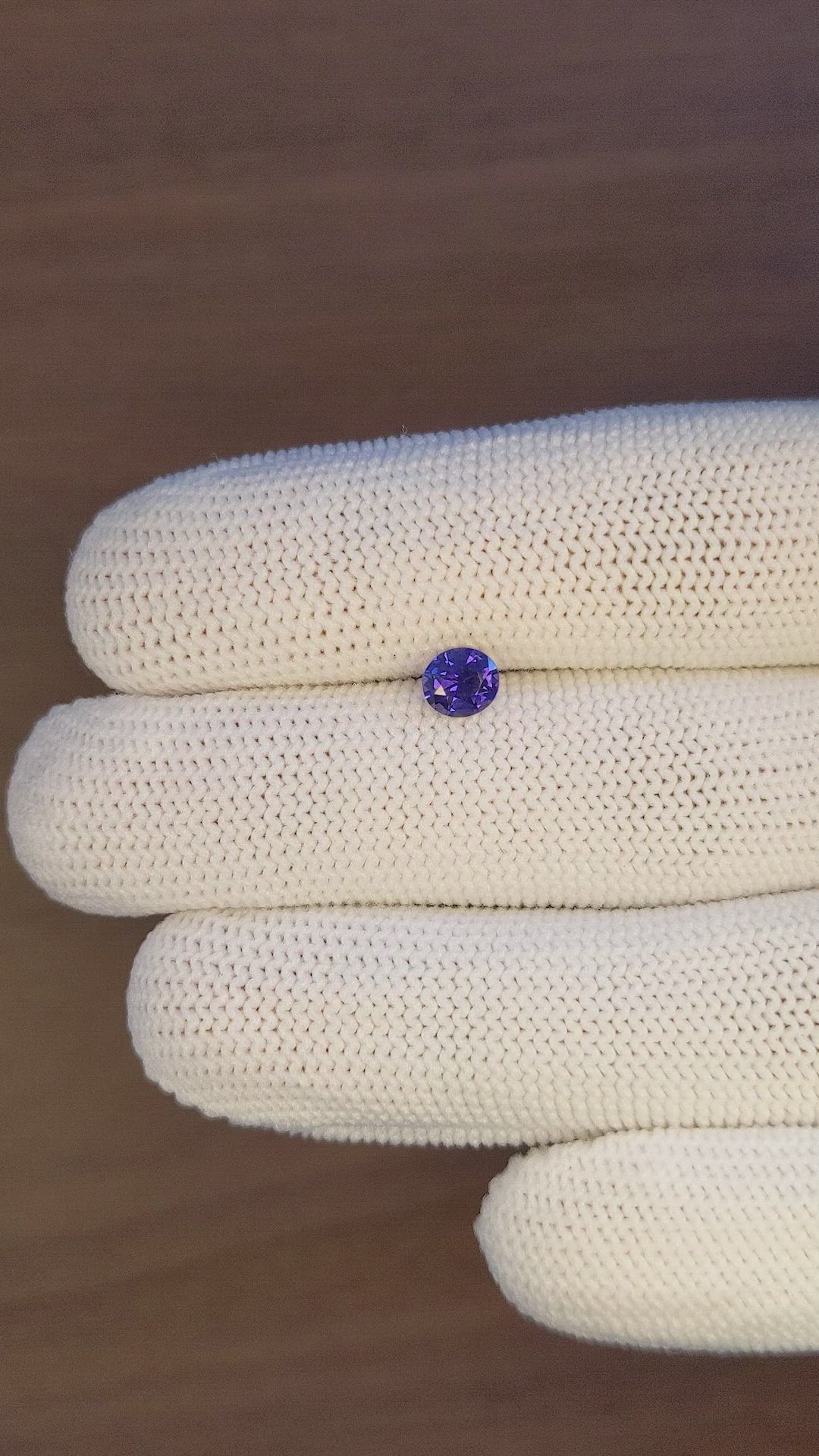 0.71 Ct. Color Change Sapphire from Tanzania Size Video