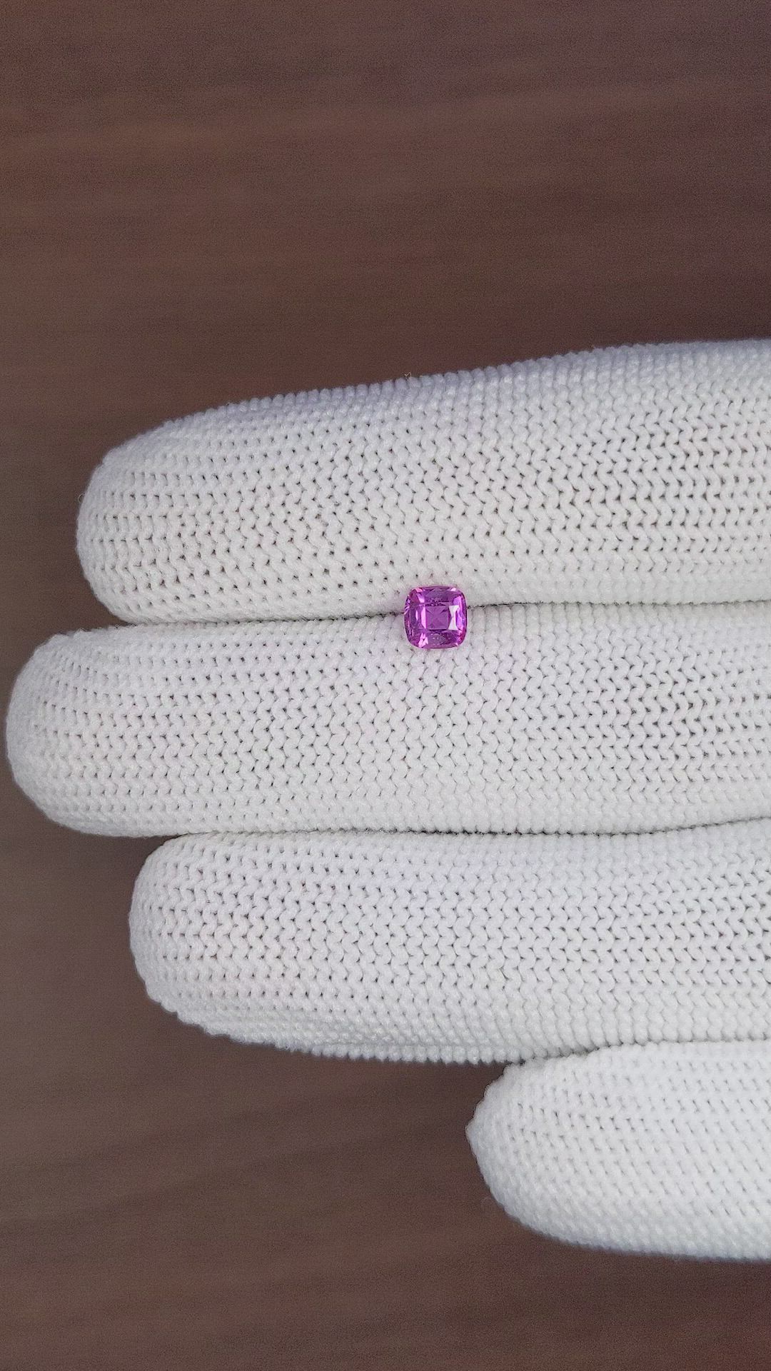 0.55 Ct. Purple Sapphire from Tanzania Size Video