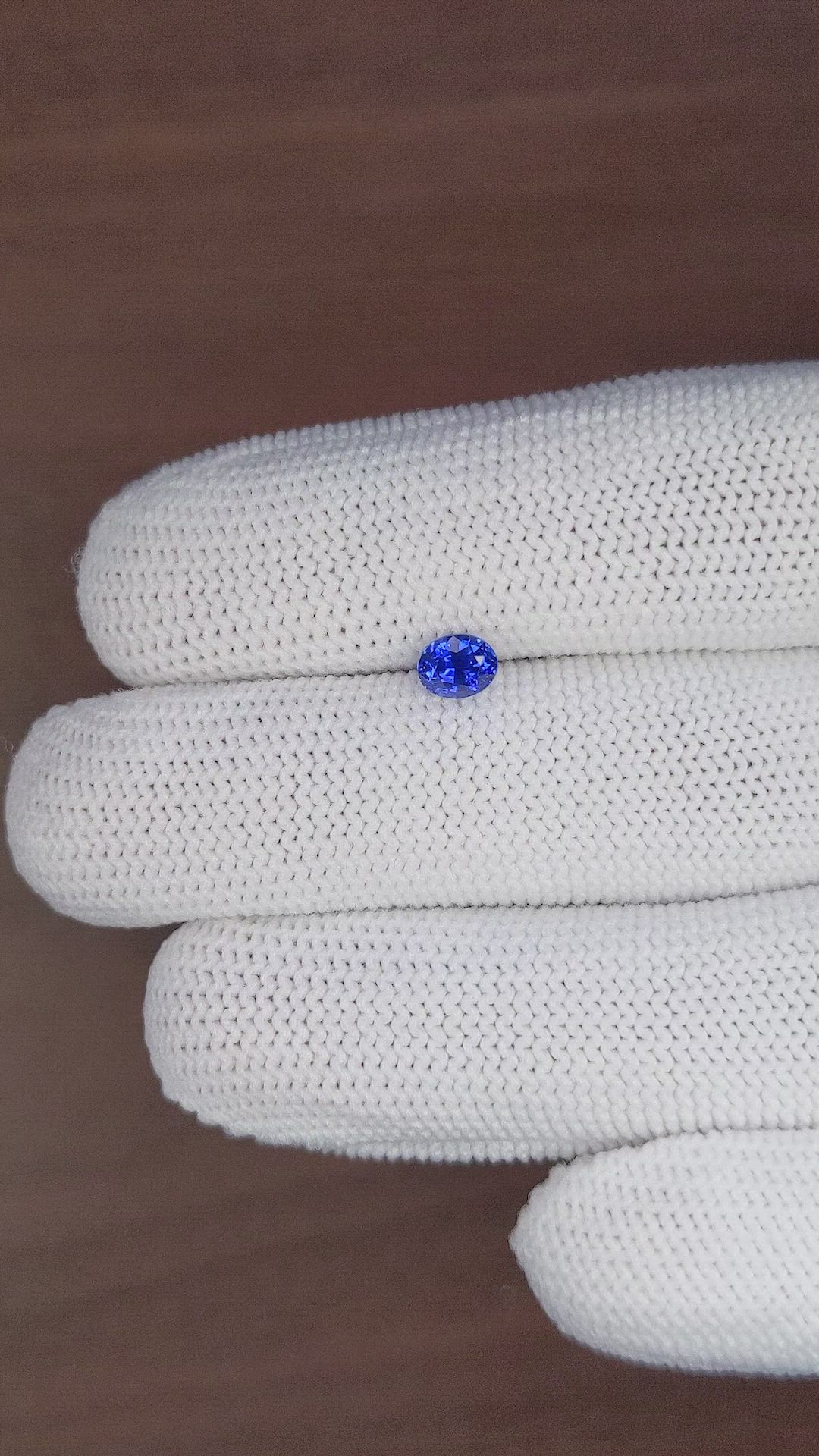 0.74 Ct. Blue Sapphire from Tanzania Size Video