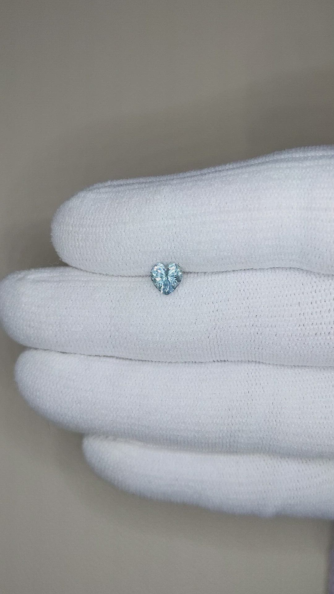 0.79 Ct. Greenish Blue Sapphire from Montana Size Video