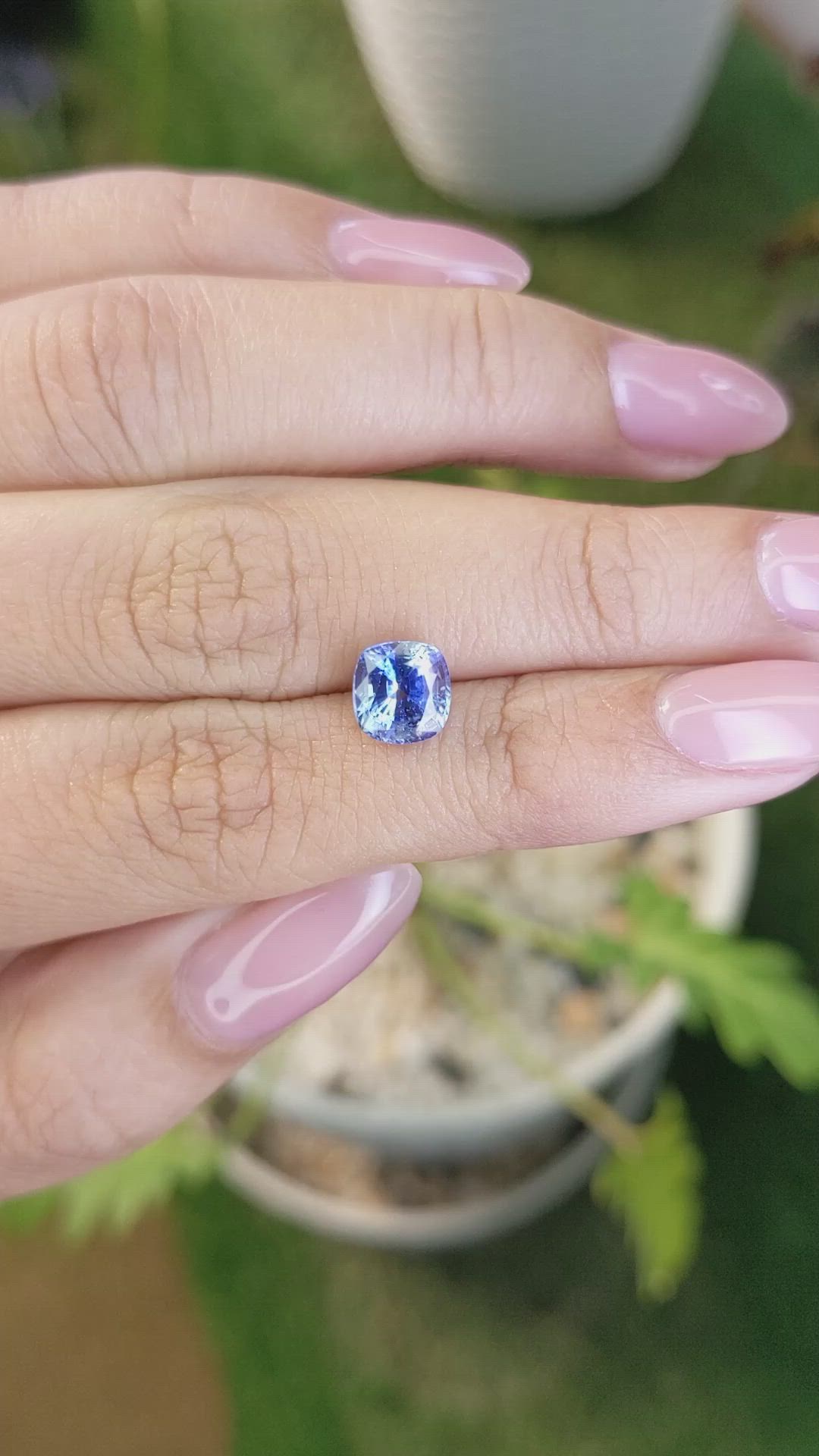 2.15 Ct. Blue Sapphire from Madagascar Size Video