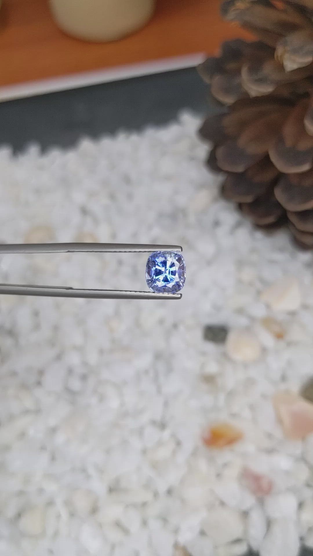 2.15 Ct. Blue Sapphire from Madagascar Size Video