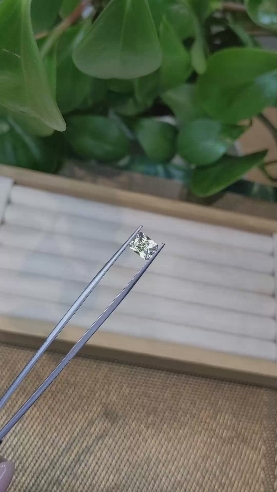 2.01 Ct. Yellow Sapphire from Montana Size Video