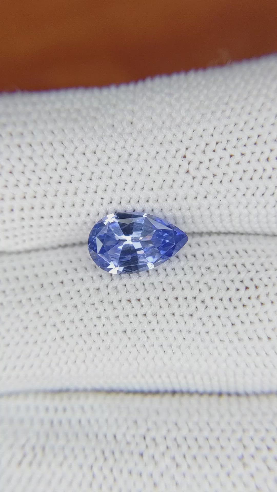 2.06 Ct. Blue Sapphire from Ceylon (Sri Lanka) Size Video
