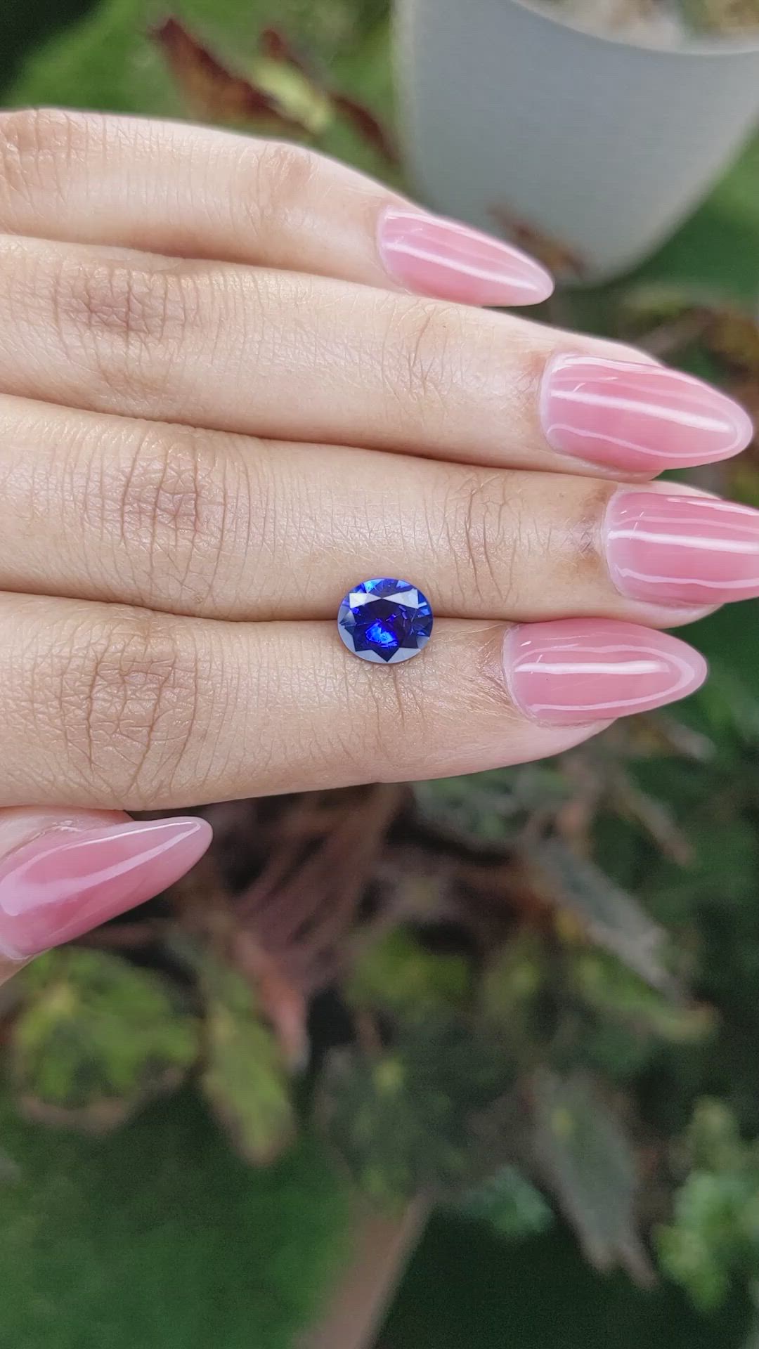 1.46 Ct. Blue Sapphire from Ceylon (Sri Lanka) Size Video