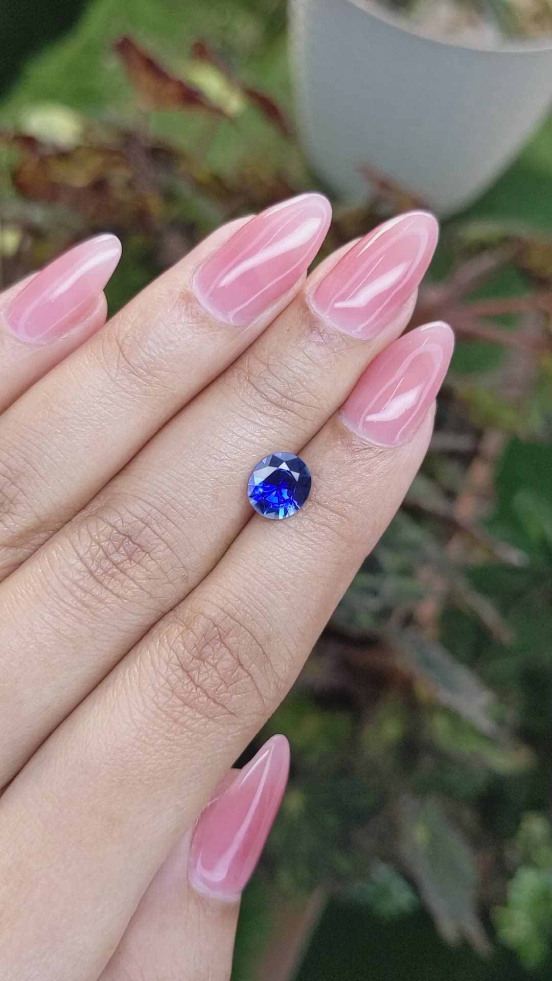 1.46 Ct. Blue Sapphire from Ceylon (Sri Lanka) Size Video