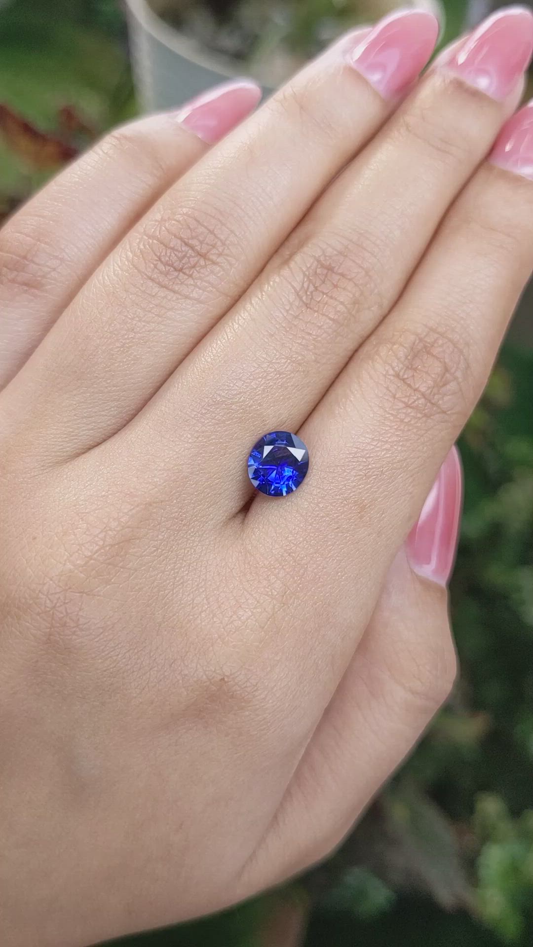 1.46 Ct. Blue Sapphire from Ceylon (Sri Lanka) Size Video