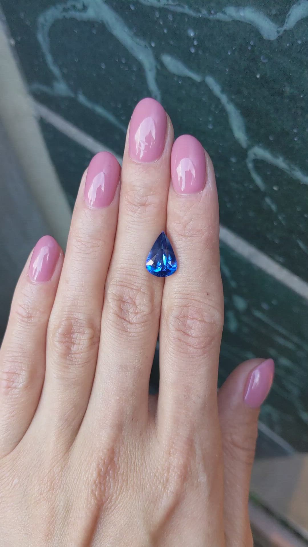 4.50 Ct. Blue Sapphire from Ceylon (Sri Lanka) Size Video