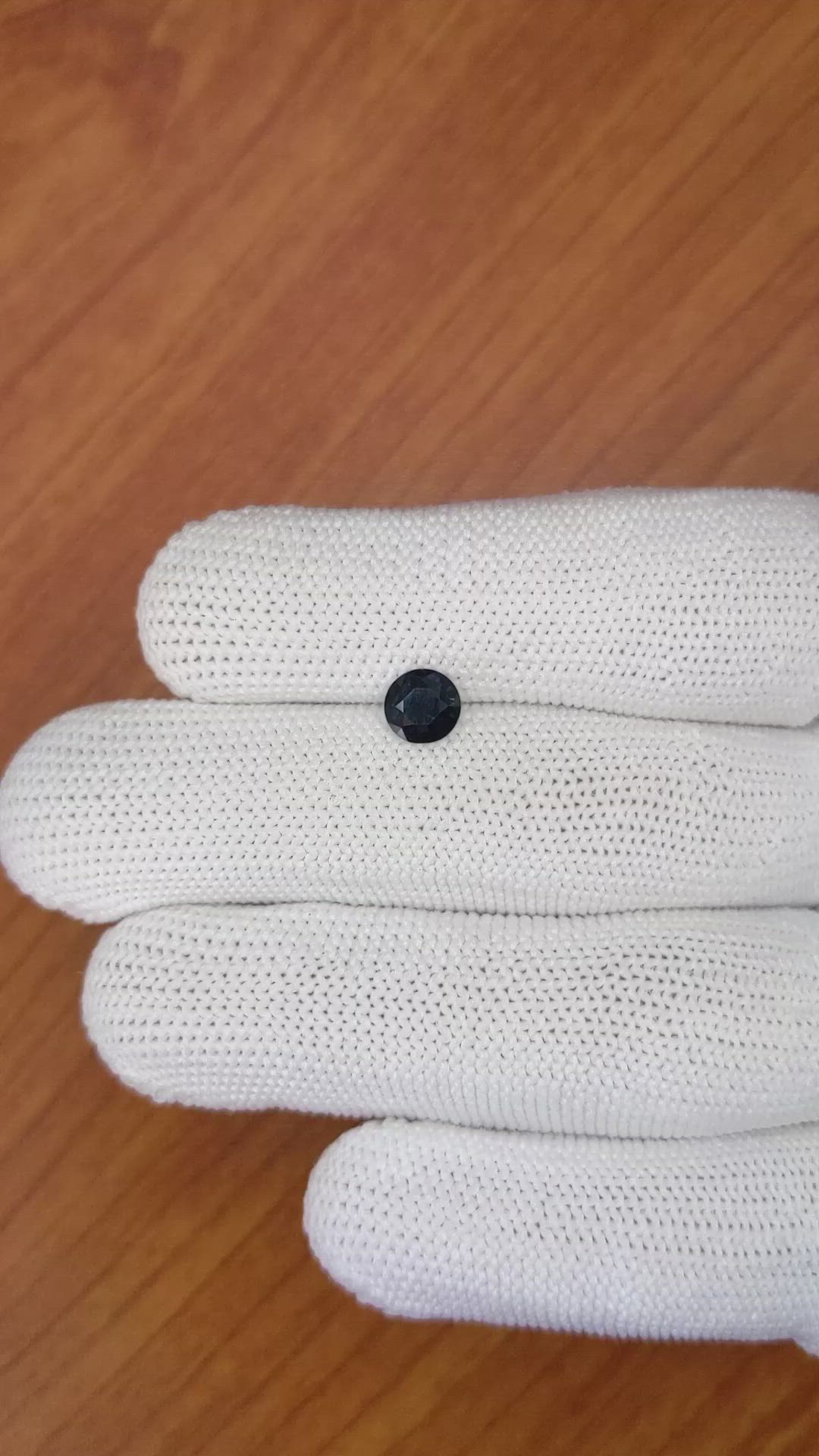 1.21 Ct. Greenish Blue Sapphire from Madagascar Size Video
