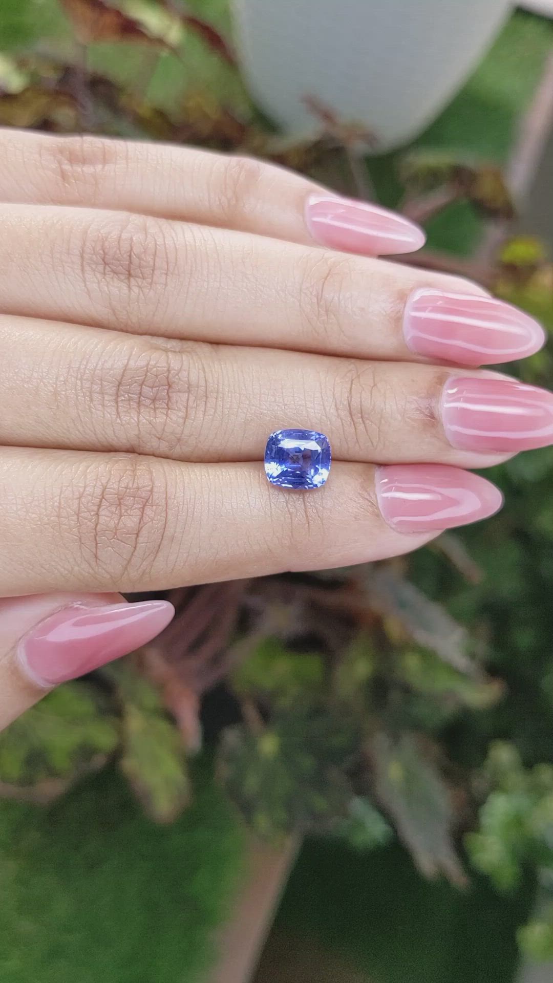 3.01 Ct. Blue Sapphire from Ceylon (Sri Lanka) Size Video