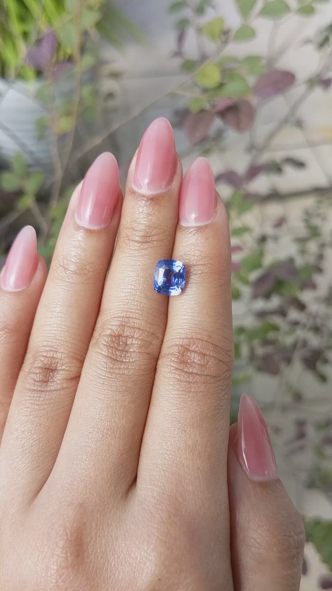 3.01 Ct. Blue Sapphire from Ceylon (Sri Lanka) Size Video
