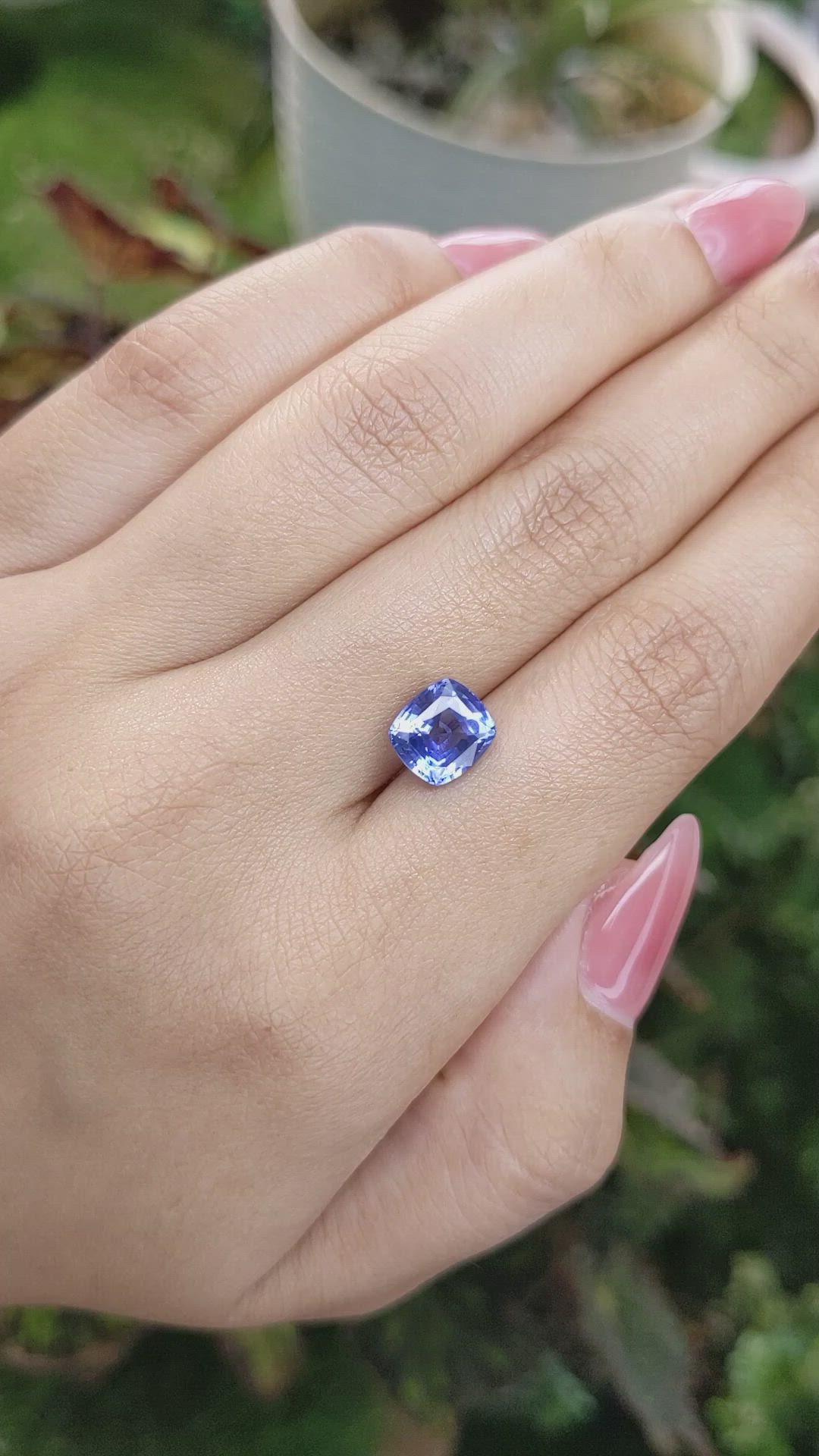 3.01 Ct. Blue Sapphire from Ceylon (Sri Lanka) Size Video