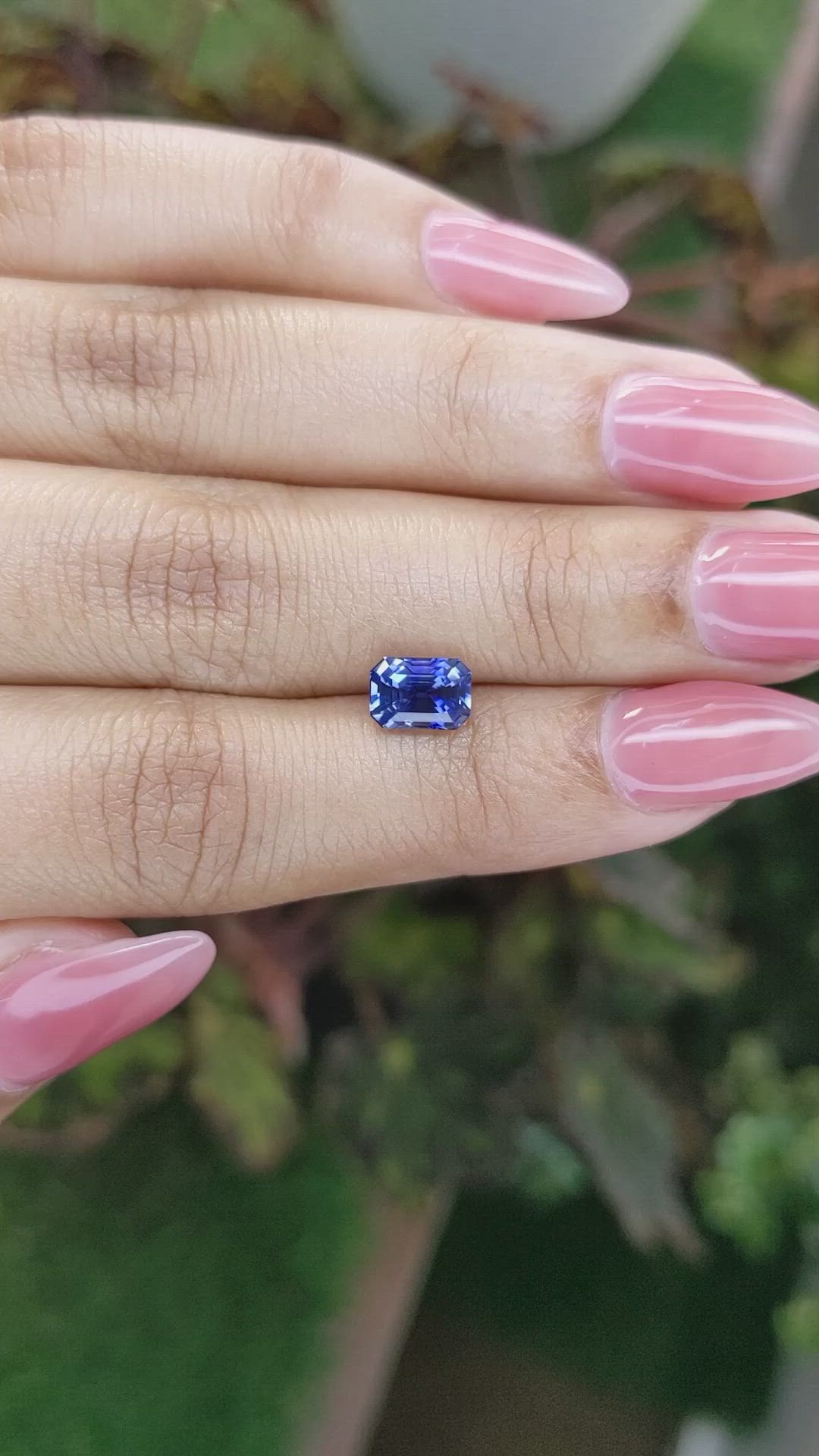 1.80 Ct. Blue Sapphire from Ceylon (Sri Lanka) Size Video