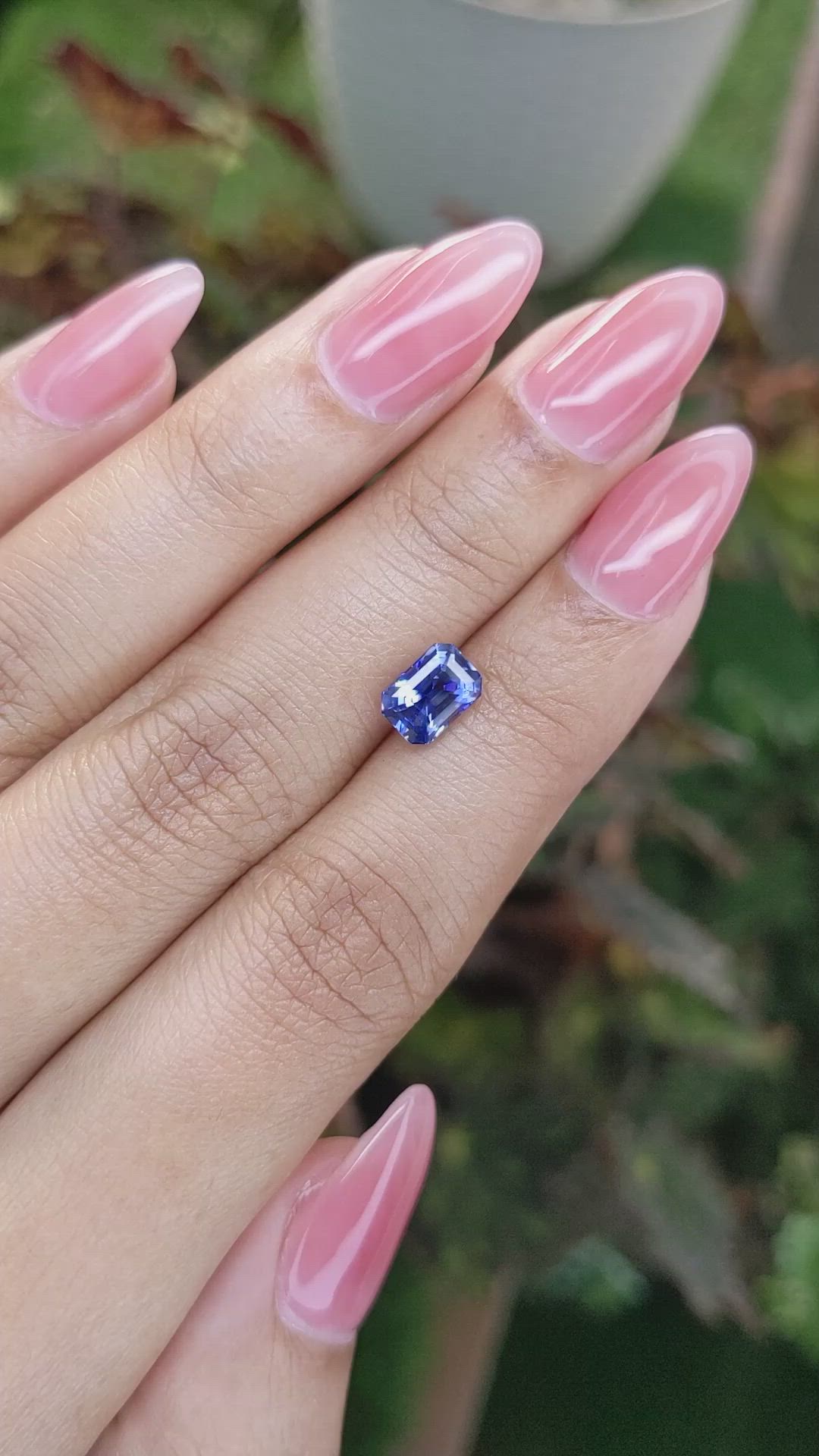 1.80 Ct. Blue Sapphire from Ceylon (Sri Lanka) Size Video