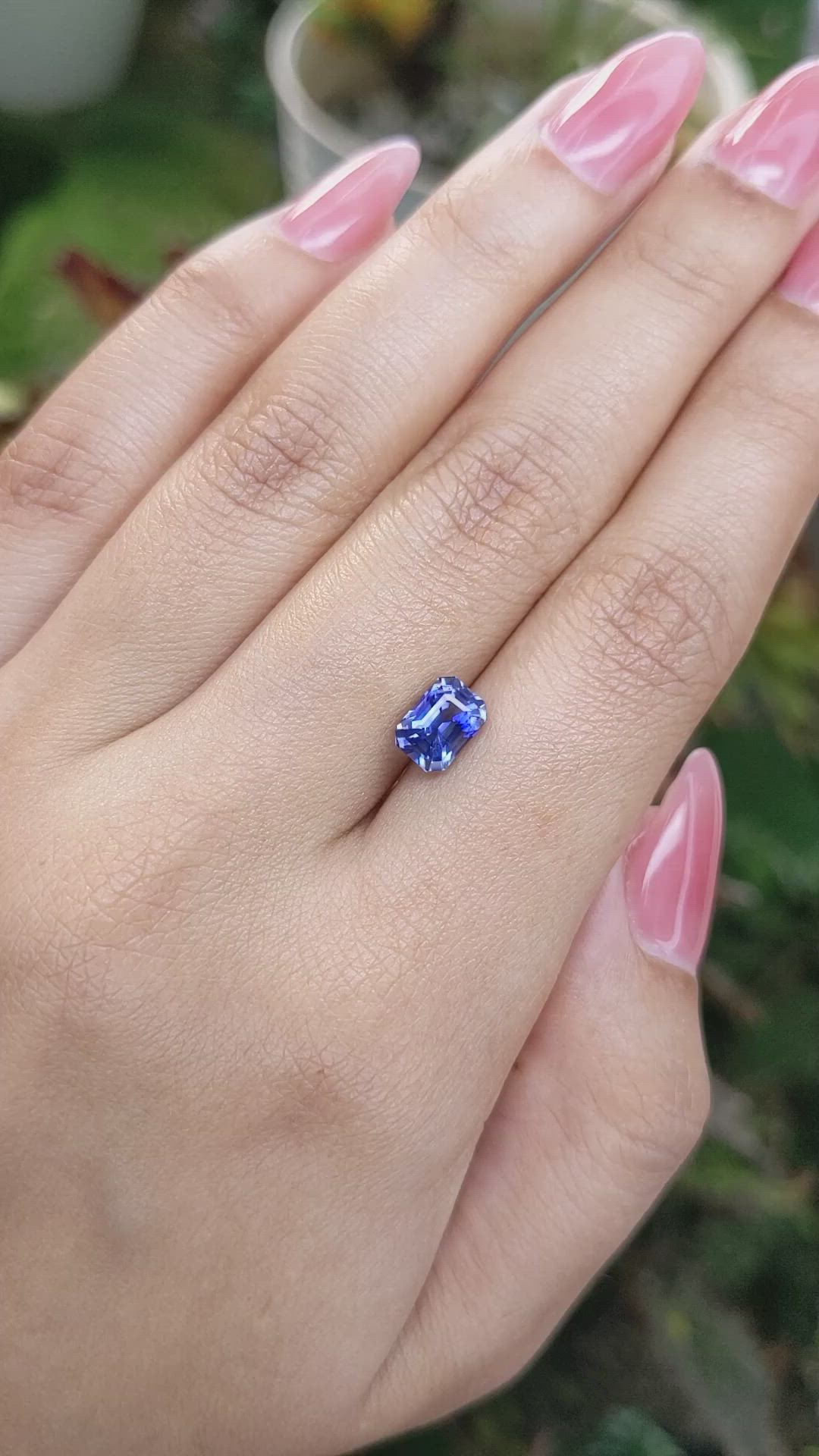 1.80 Ct. Blue Sapphire from Ceylon (Sri Lanka) Size Video