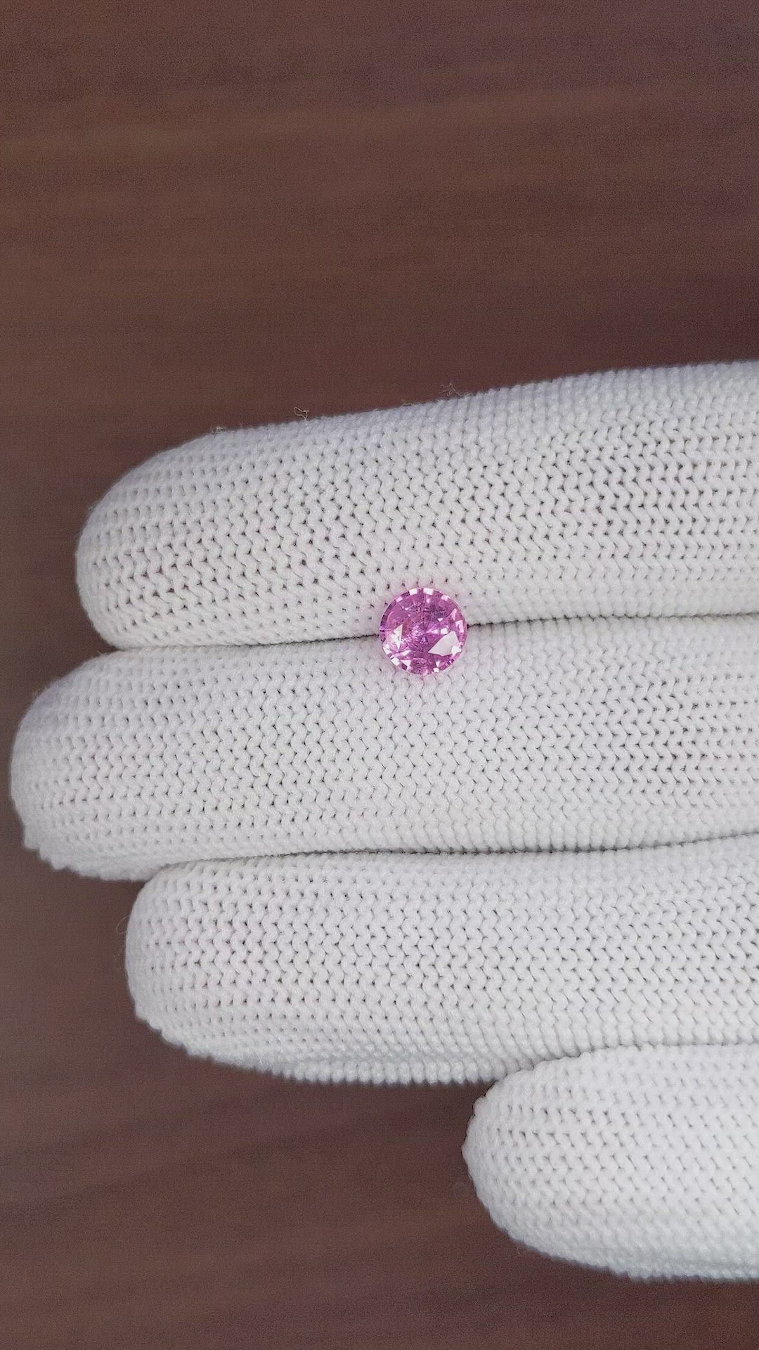 1.12 Ct. Purplish Pink Sapphire from Madagascar Size Video