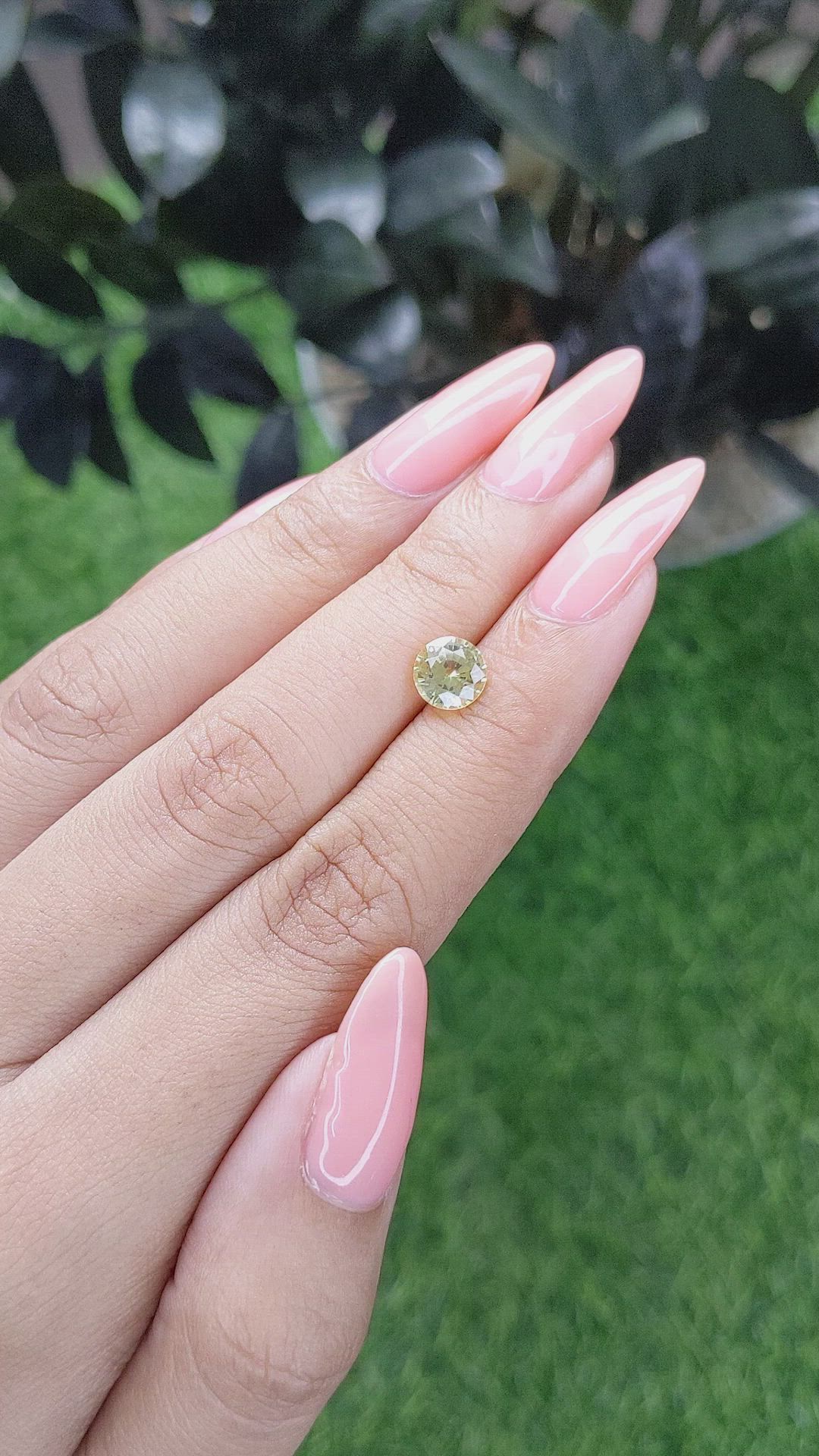 1.40 Ct. Yellow Sapphire from Madagascar Size Video