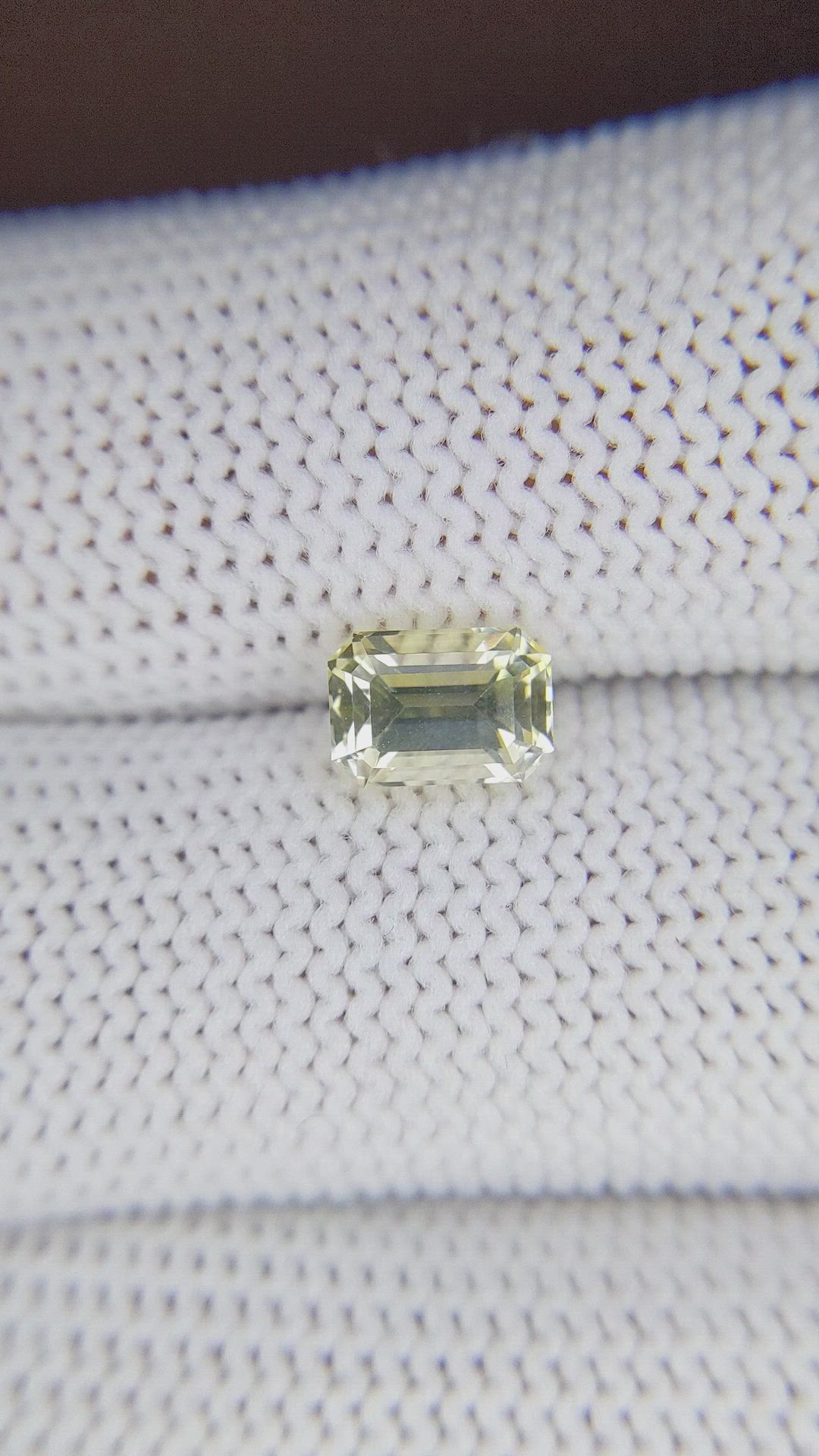1.63 Ct. Yellow Sapphire from Ceylon (Sri Lanka) Size Video