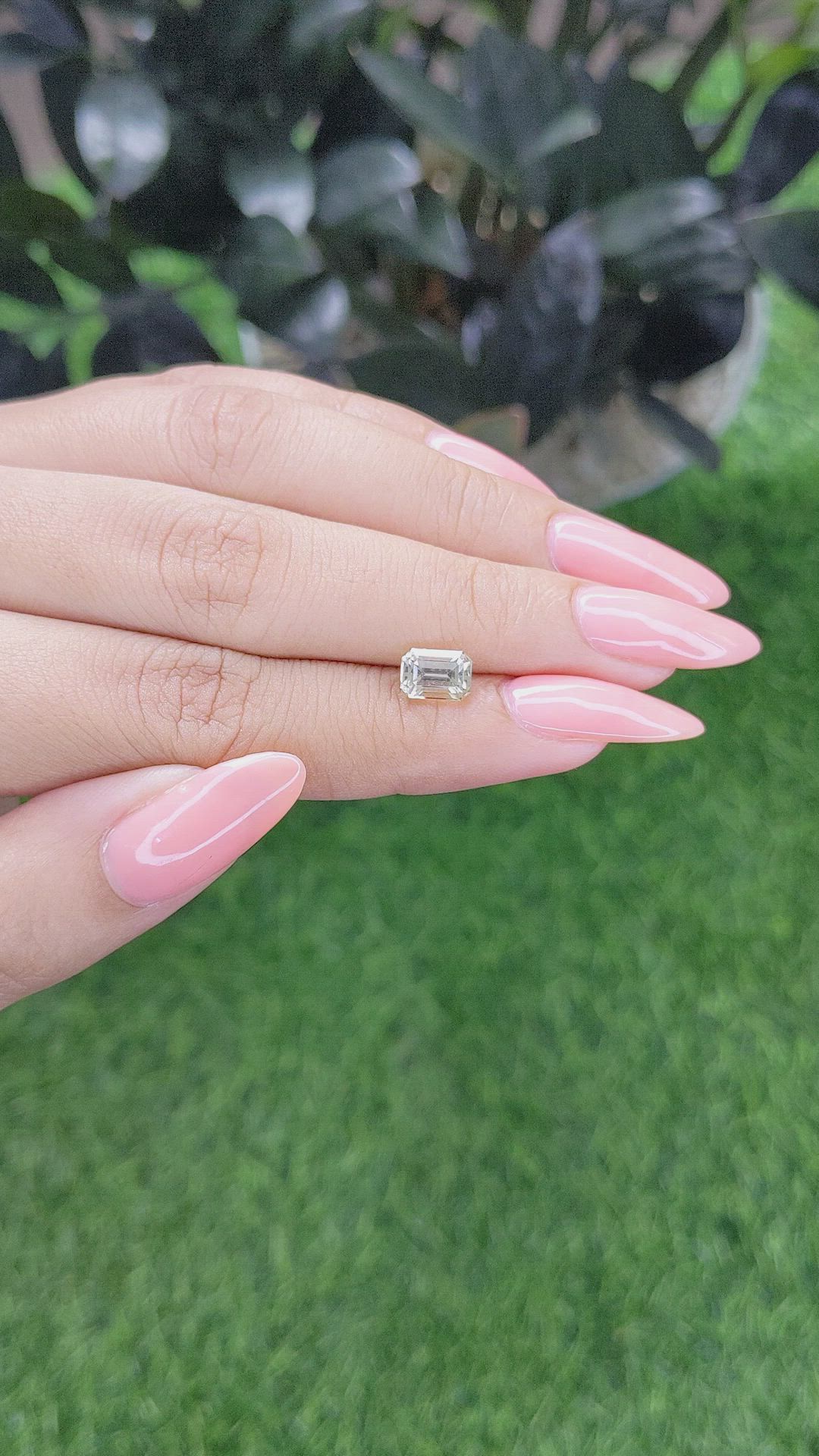 1.63 Ct. Yellow Sapphire from Ceylon (Sri Lanka) Size Video