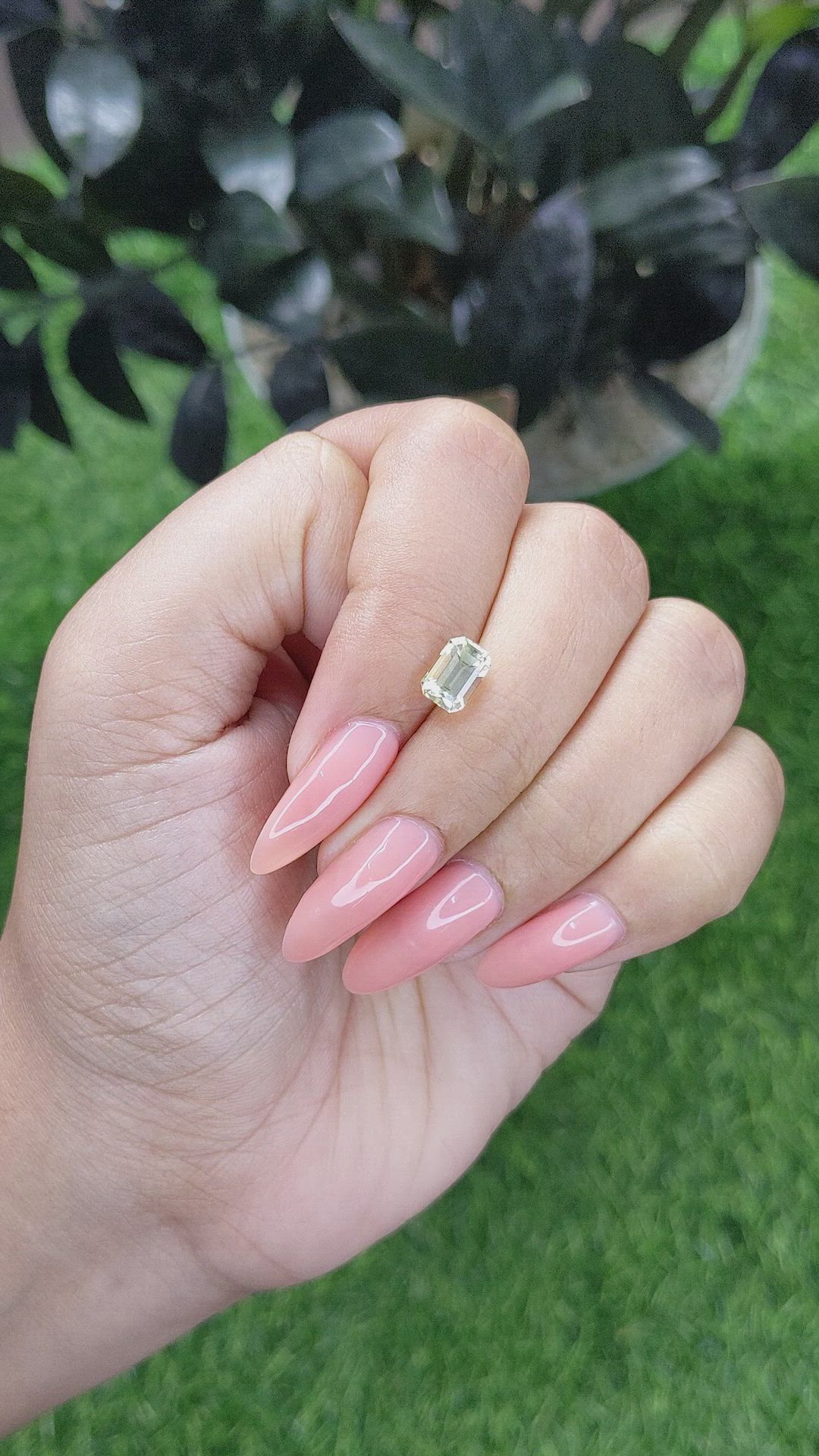 1.63 Ct. Yellow Sapphire from Ceylon (Sri Lanka) Size Video