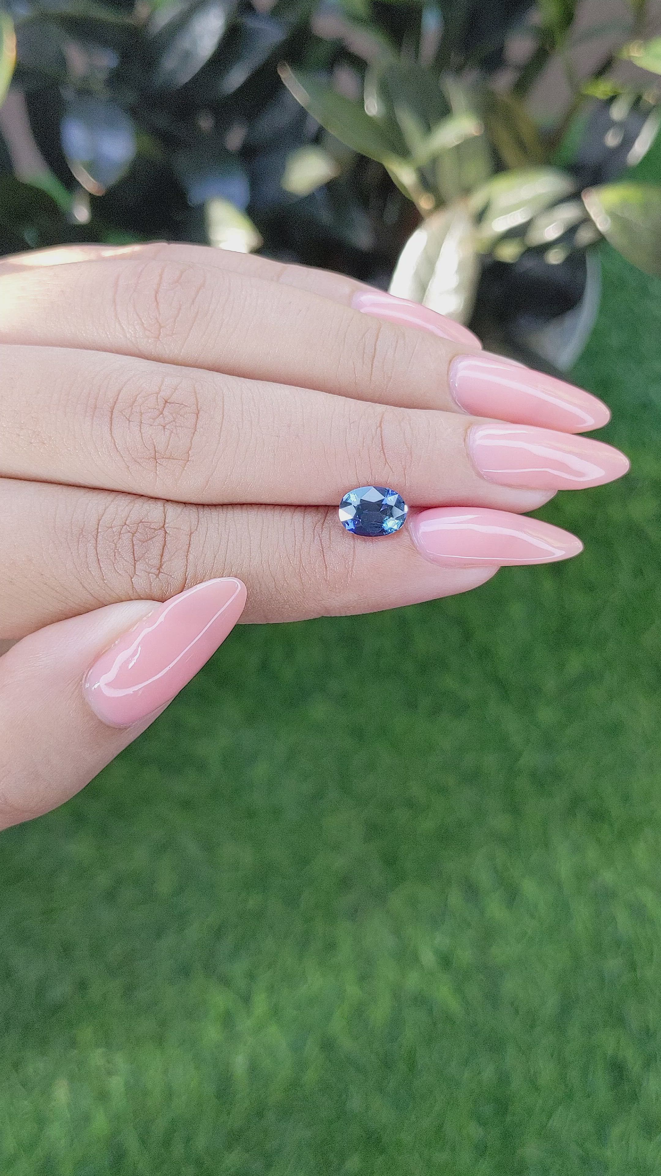 1.68 Ct. Color Change Sapphire from Madagascar Size Video