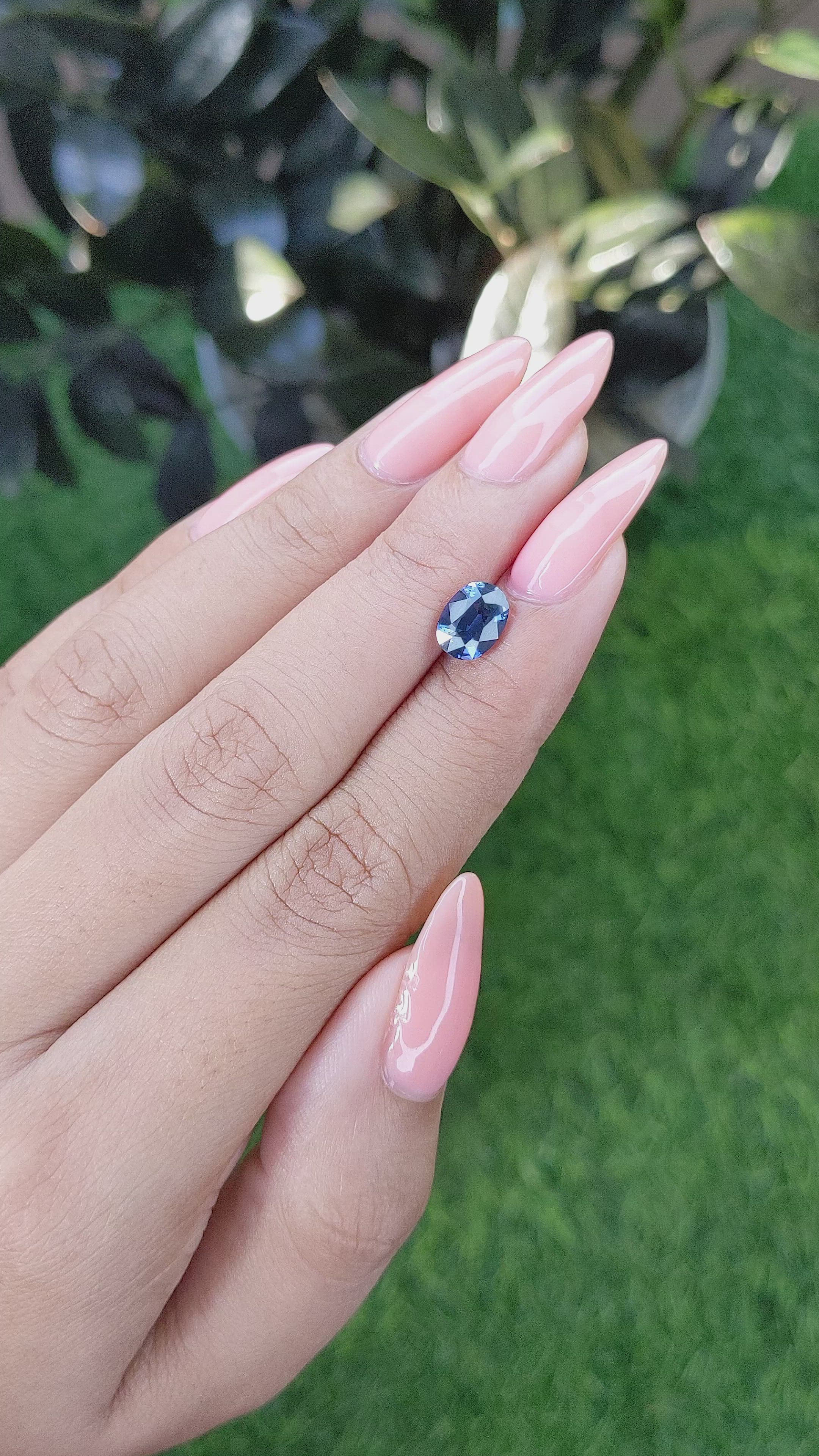 1.68 Ct. Color Change Sapphire from Madagascar Size Video