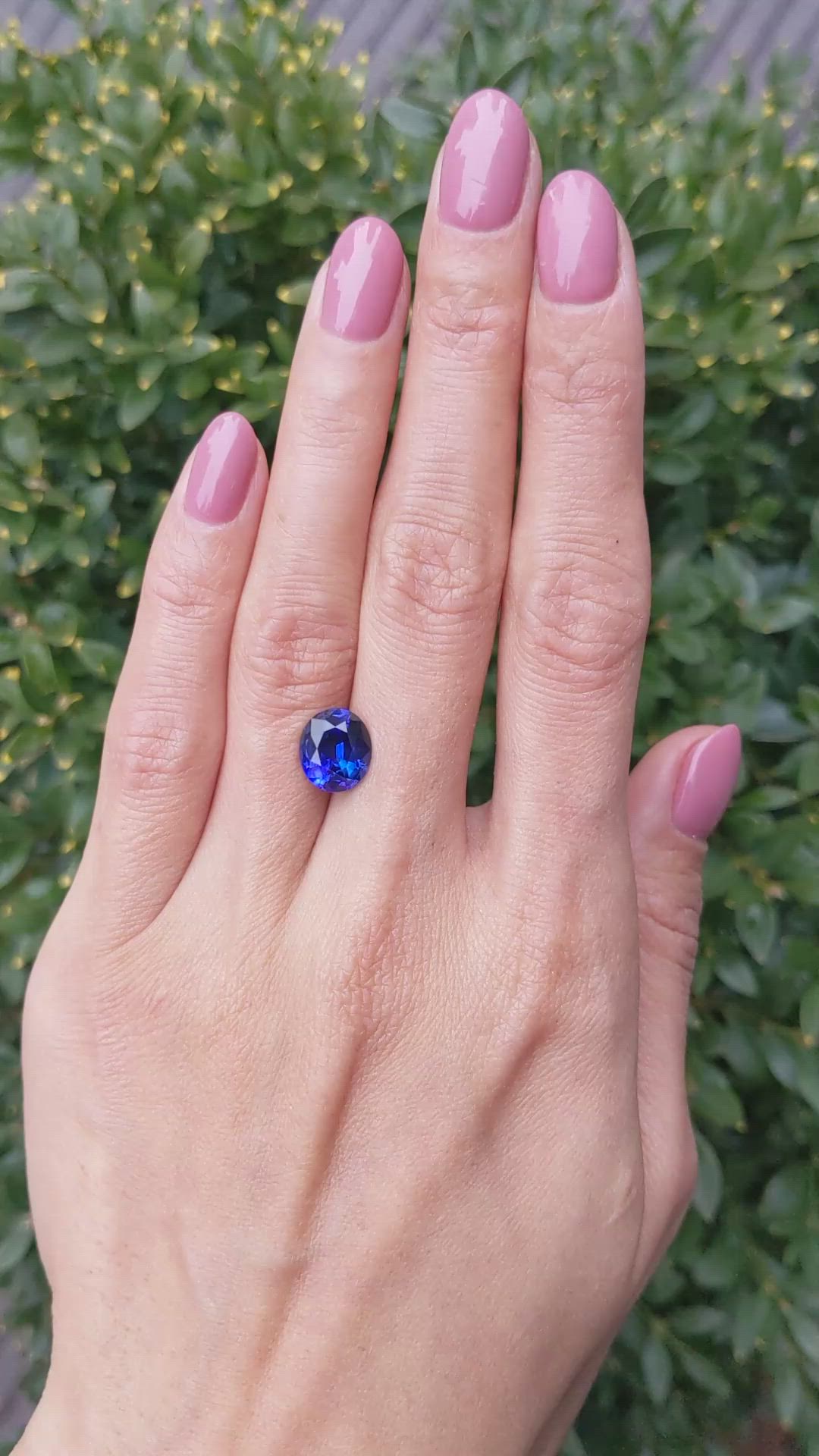 3.64 Ct. Blue Sapphire from Madagascar Size Video