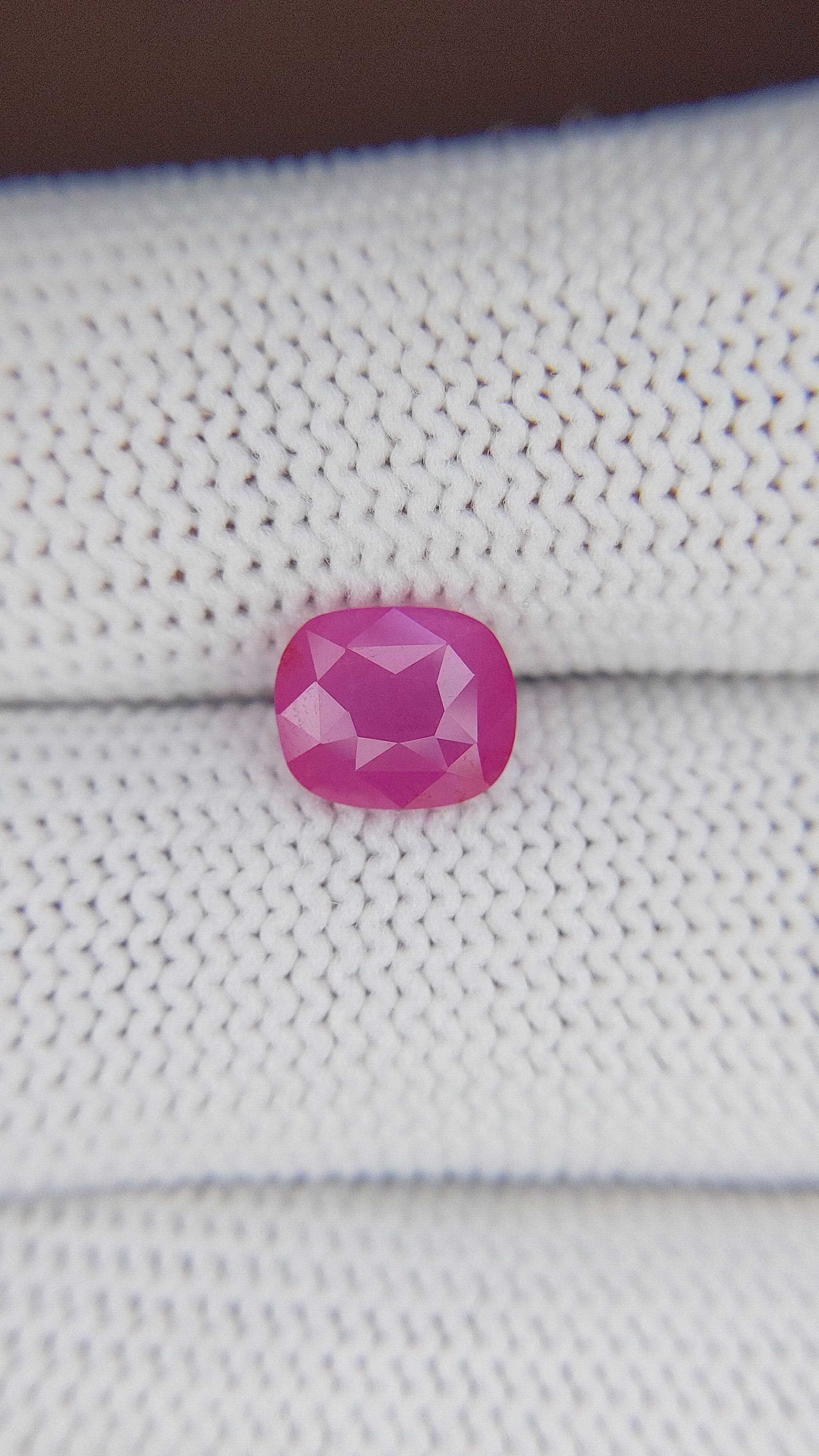 2.04 Ct. Pink Sapphire from Tanzania Size Video